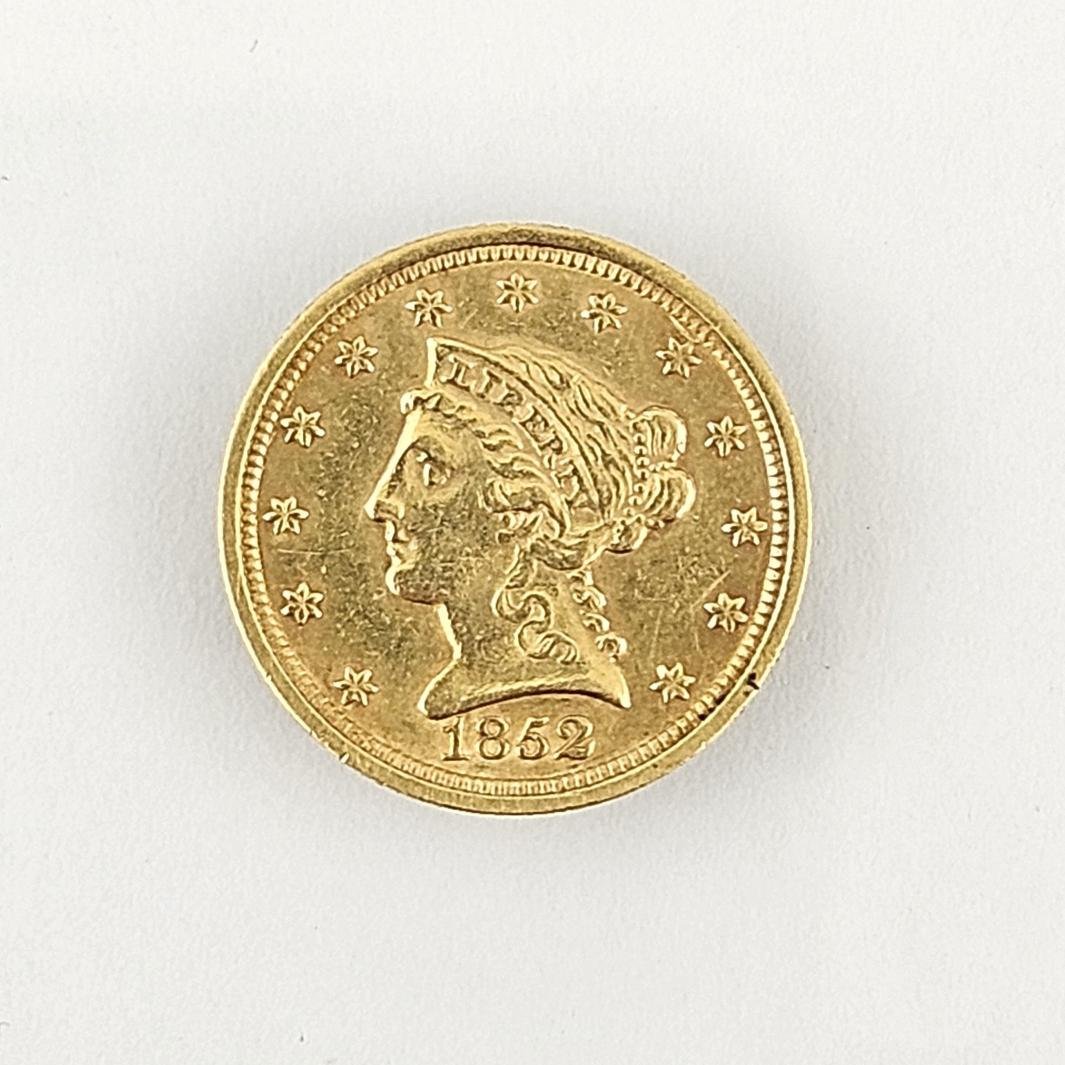 Moneda USA oro 1852