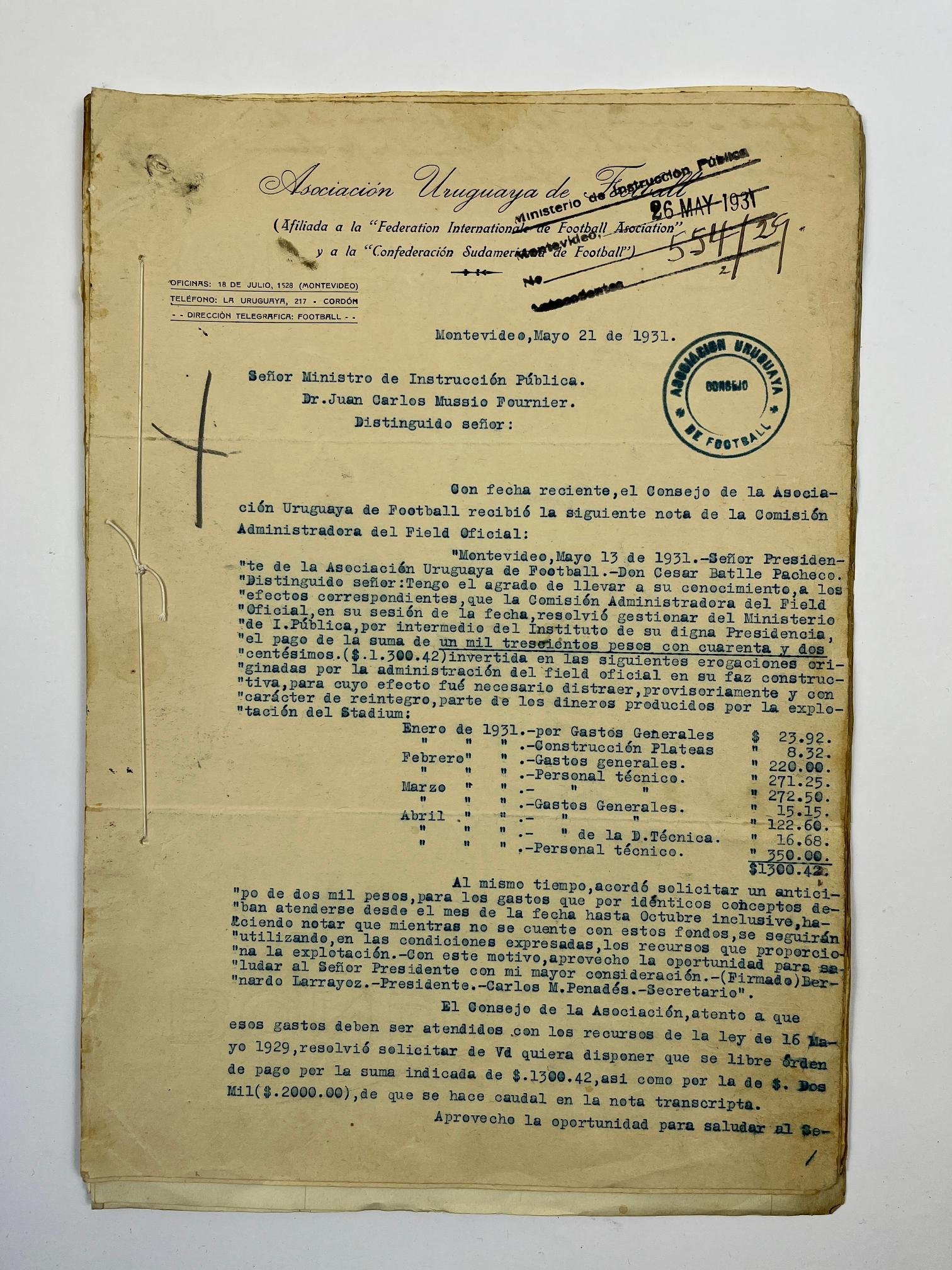 Documentos Estadio Centenario