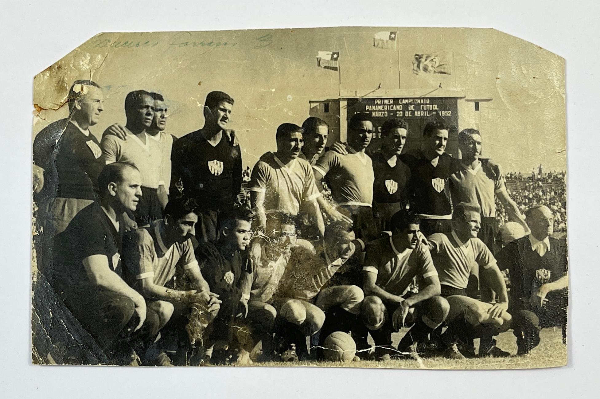 Foto selección Uruguaya en los Panamericanos de 1952