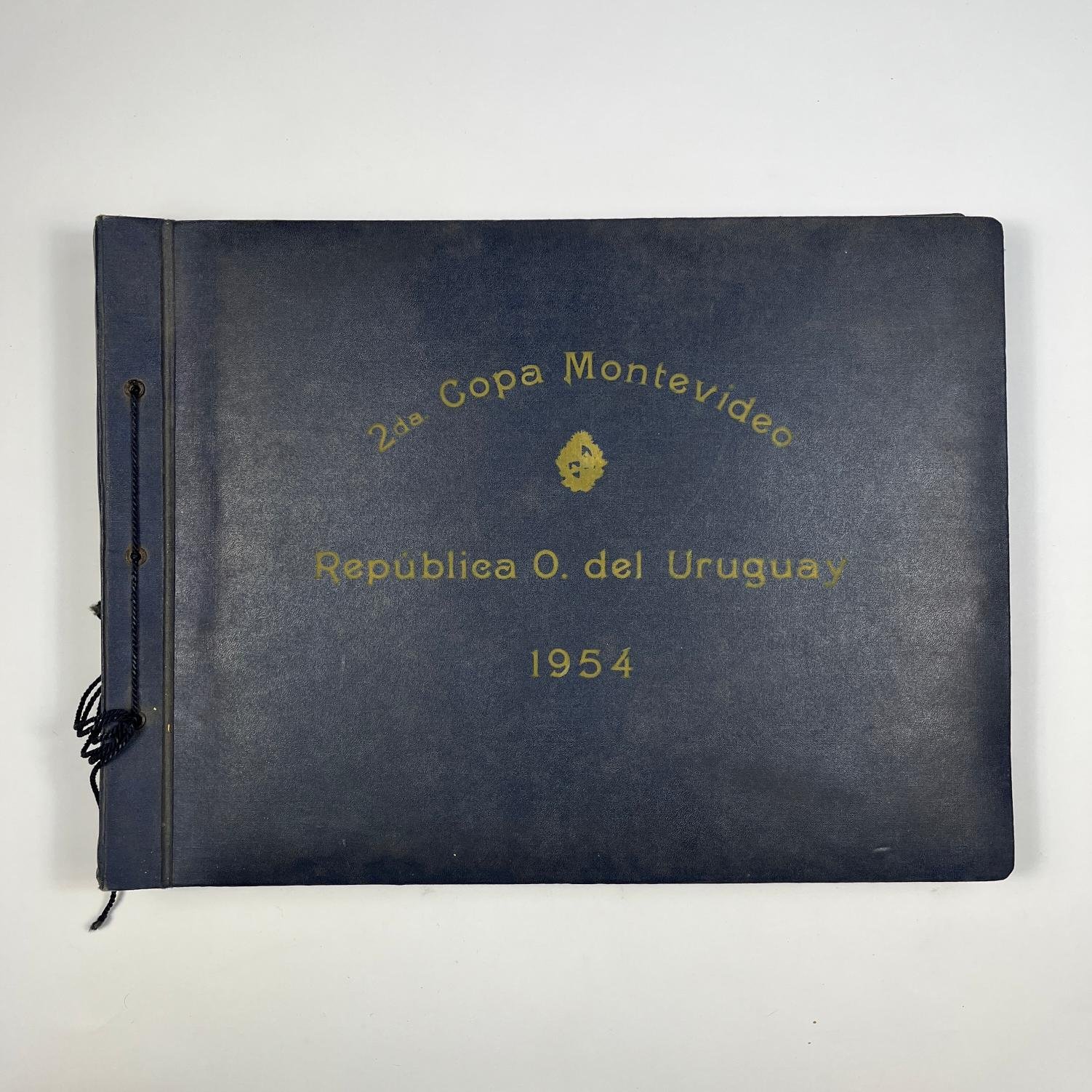 Álbum fotográfico de la 2a Copa Montevideo en Uruguay 1954