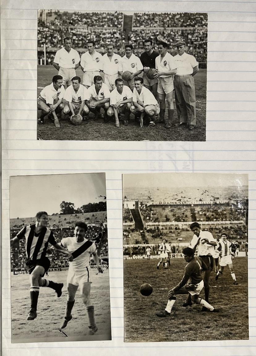 Álbum con 153 fotos del Fútbol Uruguayo y sudamericano