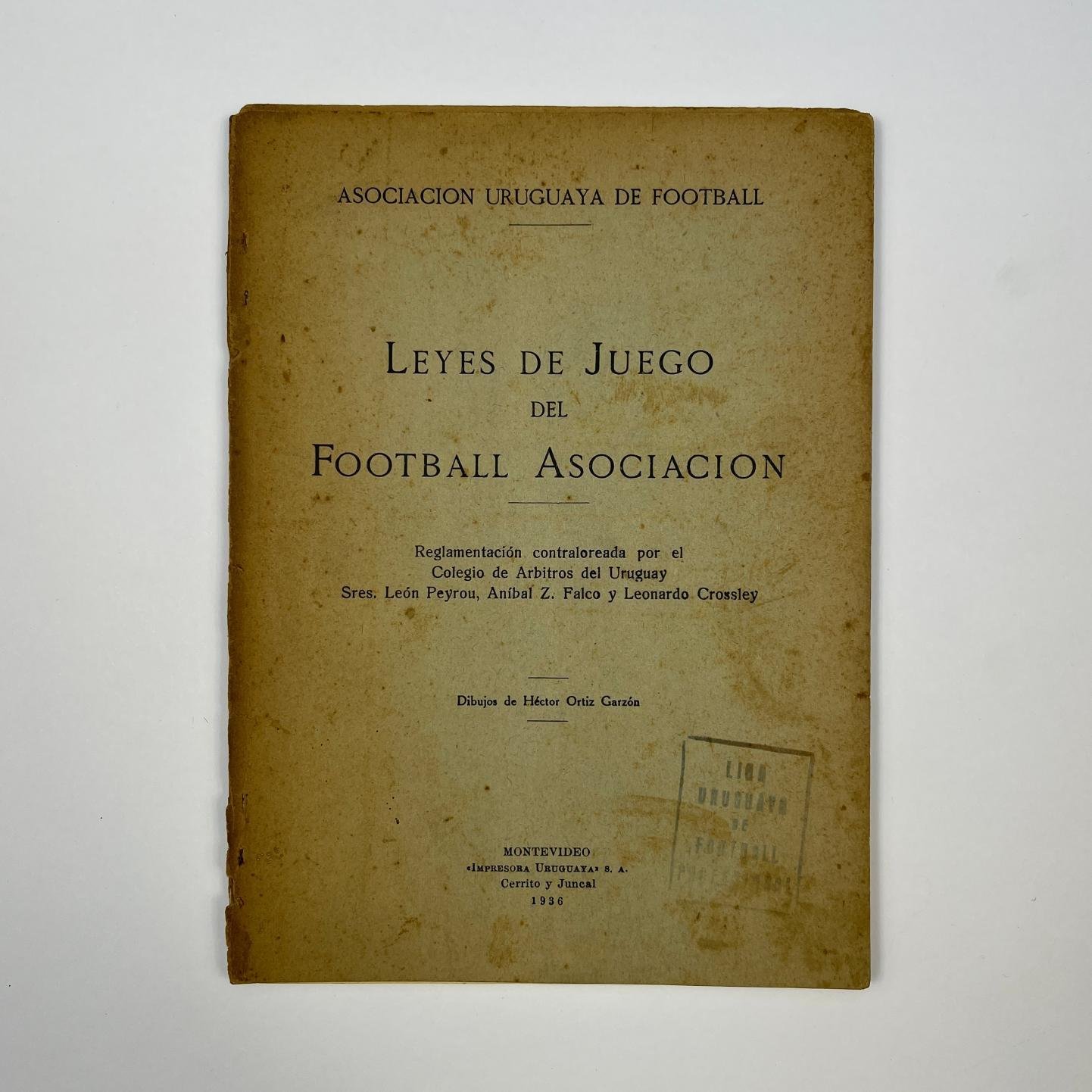 Leyes del Juego del Football Asociación, 1936