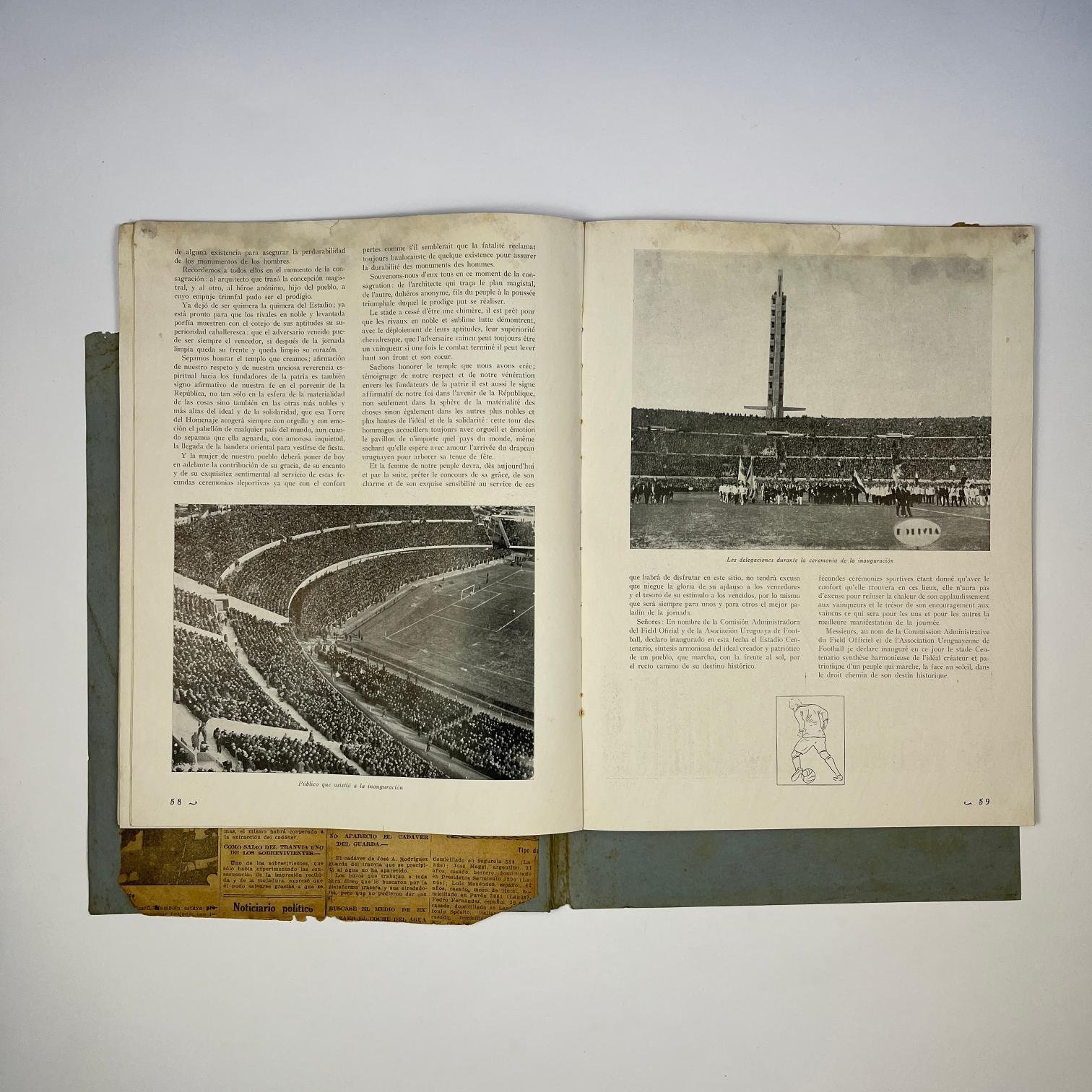 Album Primer Campeonato Mundial de football Montevideo 1930 - Imagen 3