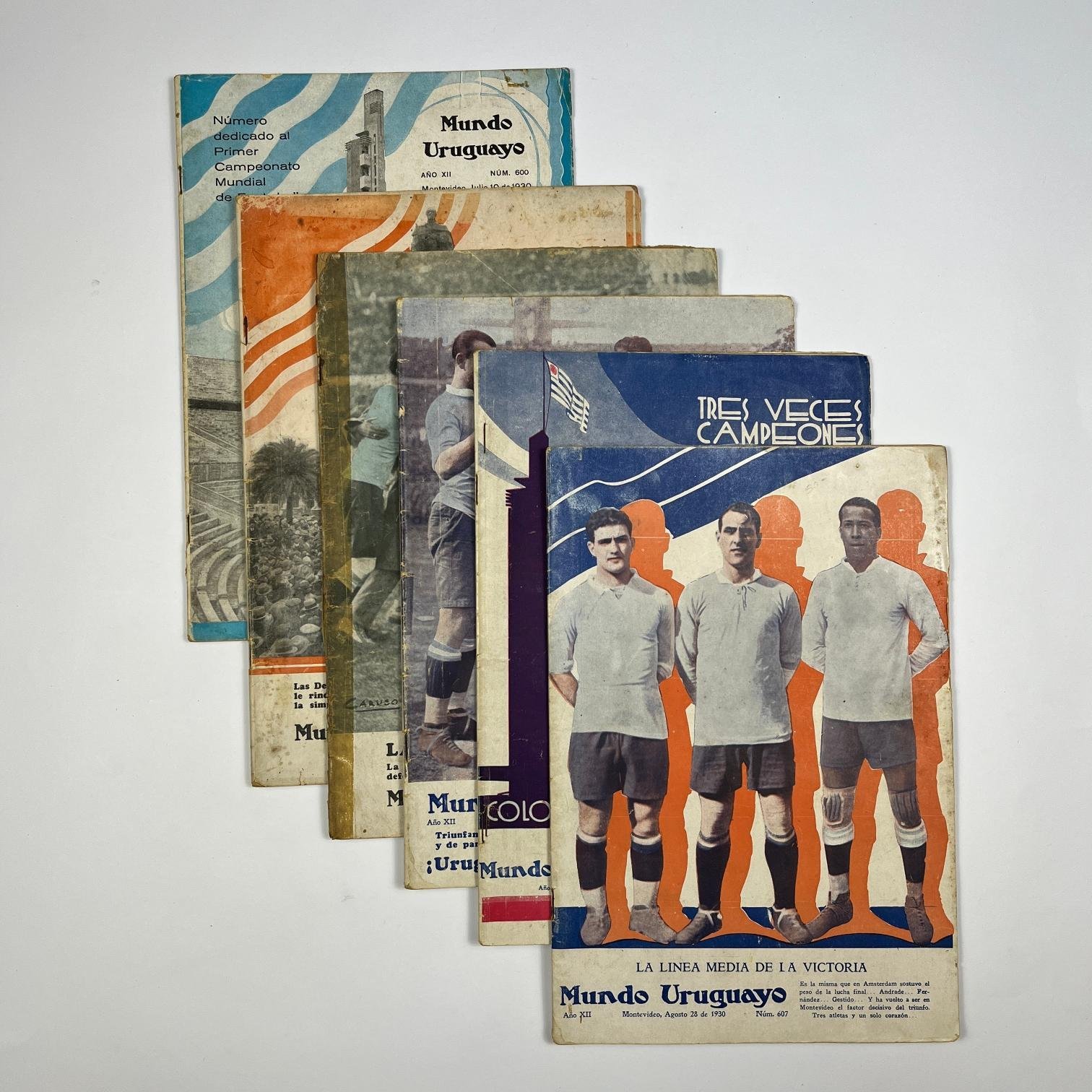 Seis revistas Mundo Uruguayo 1930