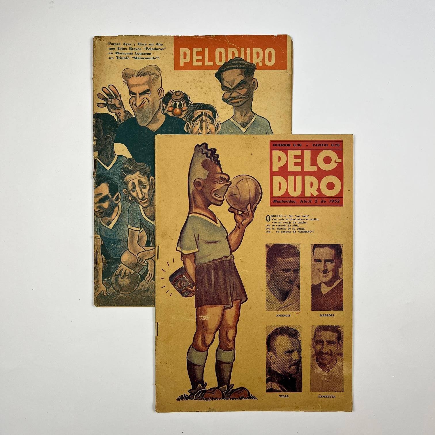 Dos revistas Peloduro de 1951 y 1952