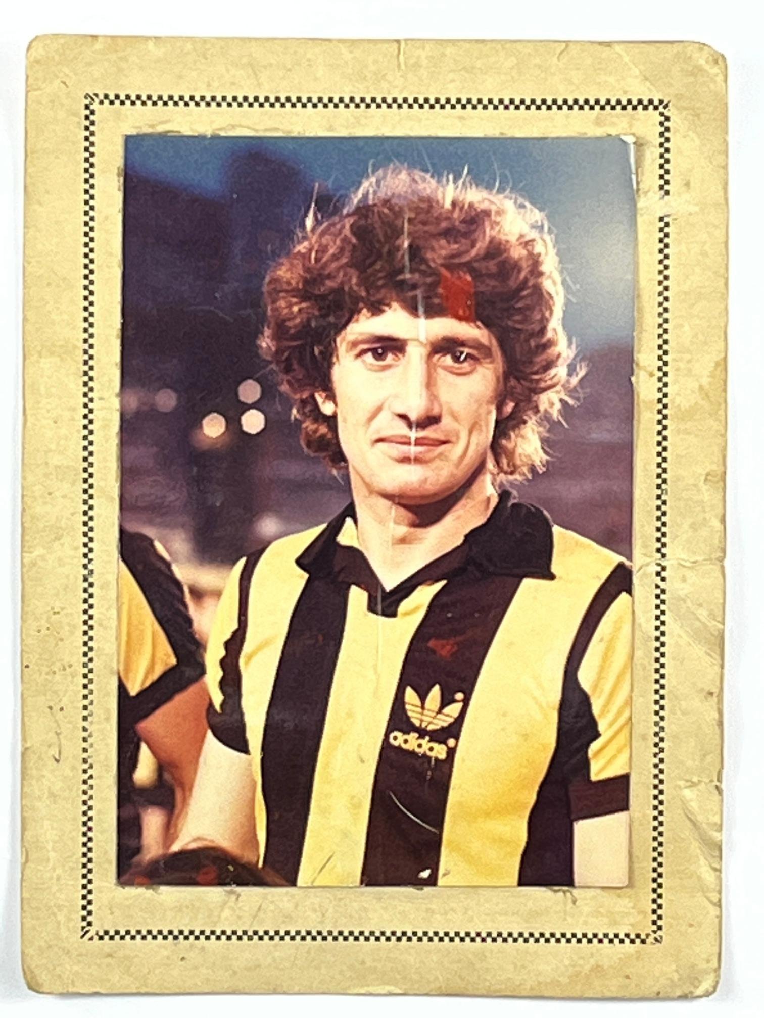 Bandera de Peñarol y foto firmadas por Fernando Morena 1983 - Imagen 2