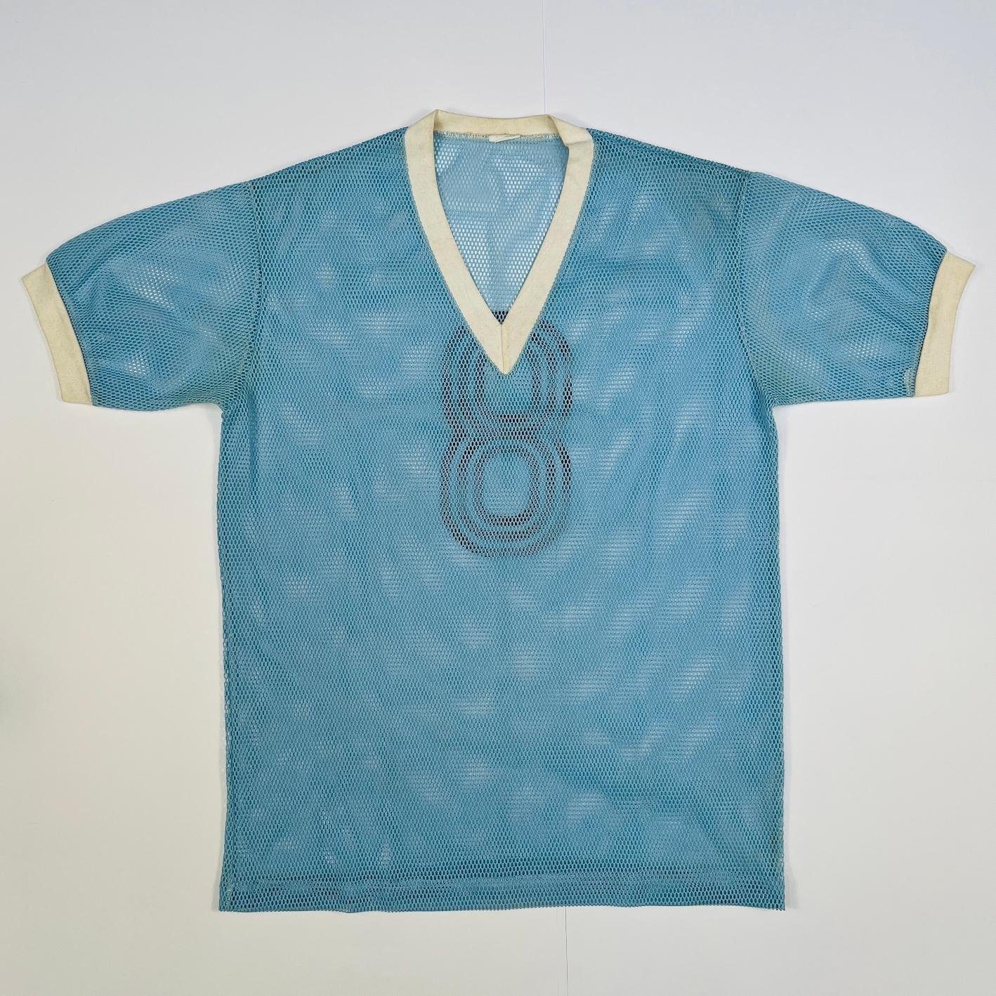 Camiseta de la Selección Uruguaya de Fútbol 1983 Jorge Barrios (utilizada en la final de la Copa América 1983 Uruguay Campeón)