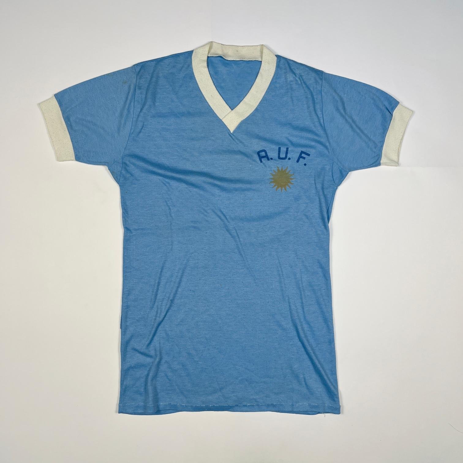 Camiseta de la Selección Uruguaya de Fútbol 1977 Alberto Bica