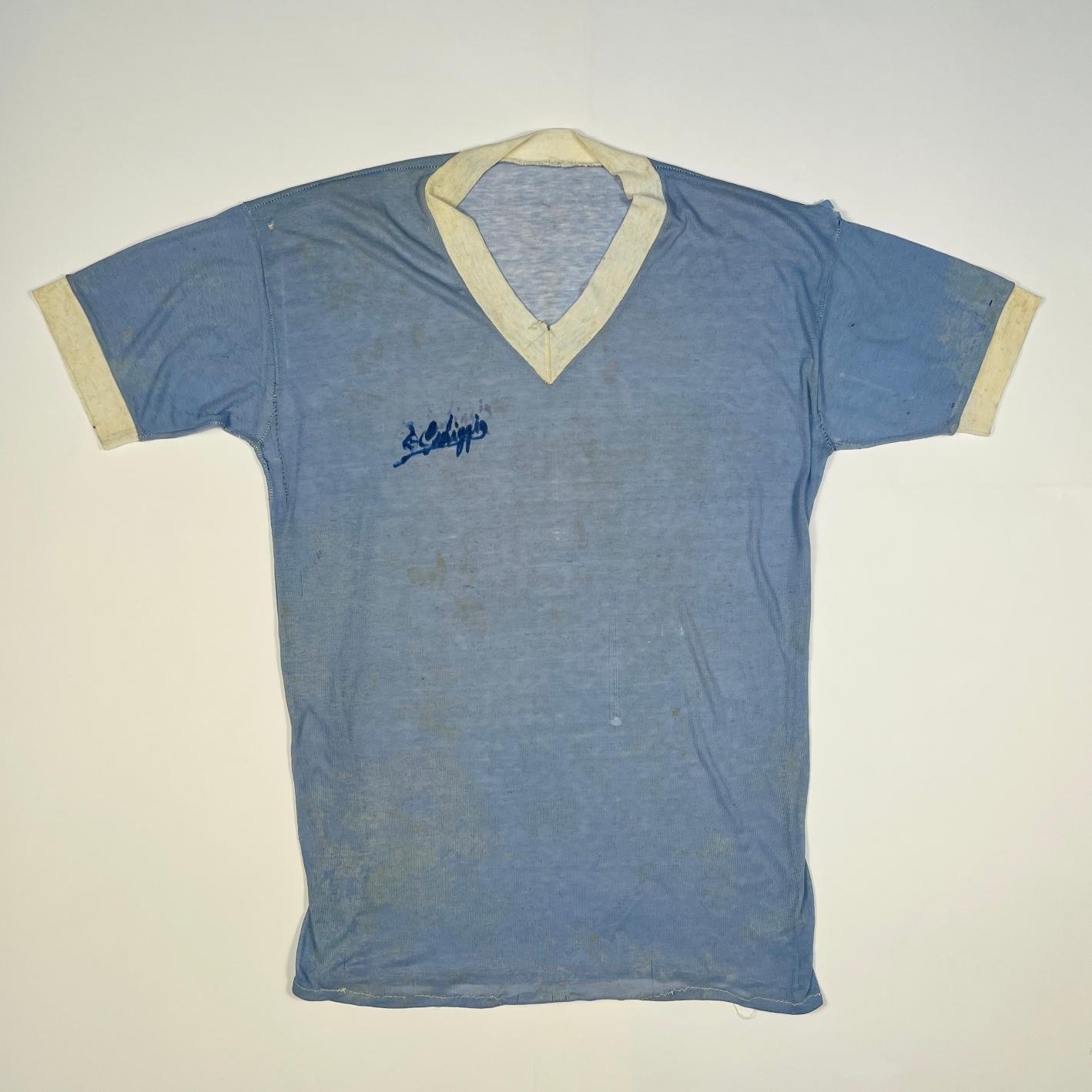 Camiseta Uruguay  fines 1940 Alcides Ghiggia
