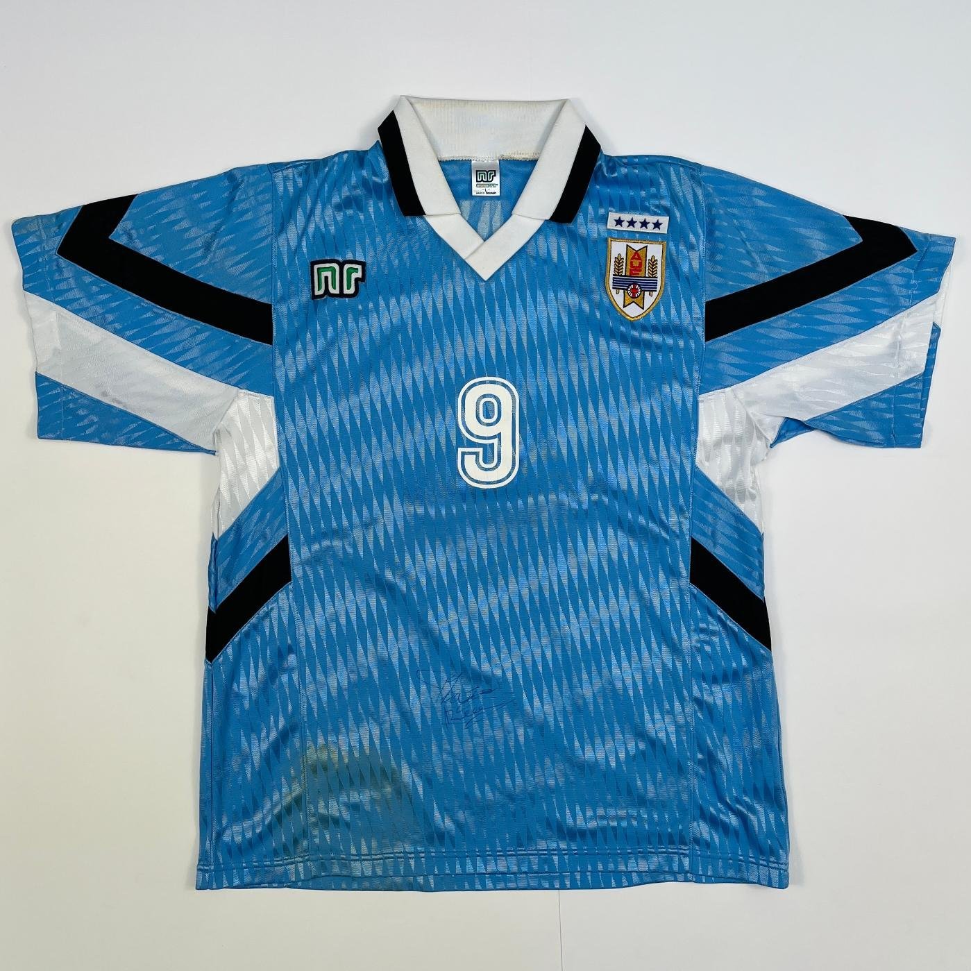 Camiseta de la Selección Uruguaya de Fútbol 1997 Marcelo Zalayeta