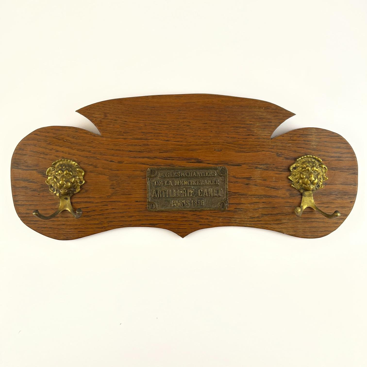 Placa Artillerie Canet Paris 1896