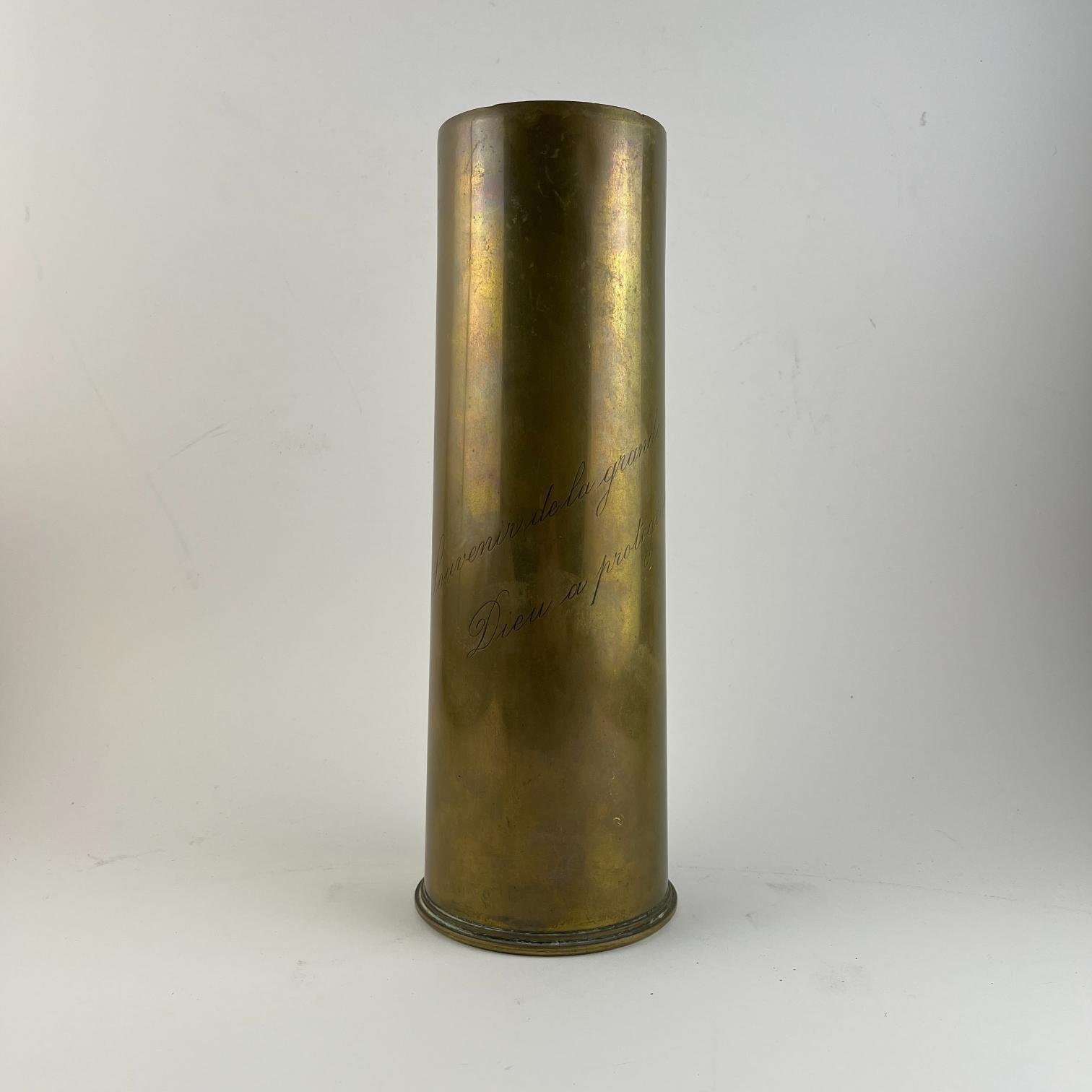 Dos vainas arte de trinchera WWI