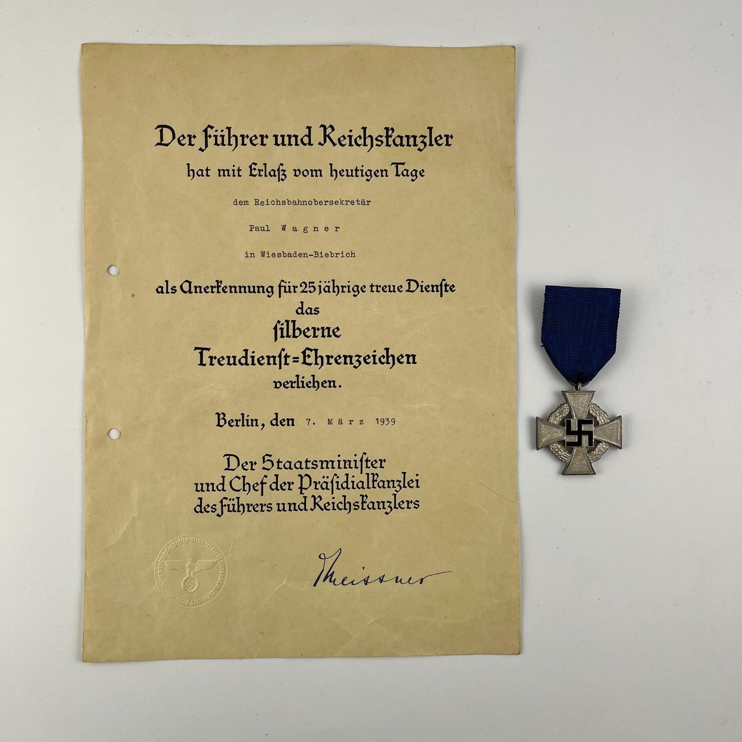 Condecoración civil Alemania nacionalsocialista