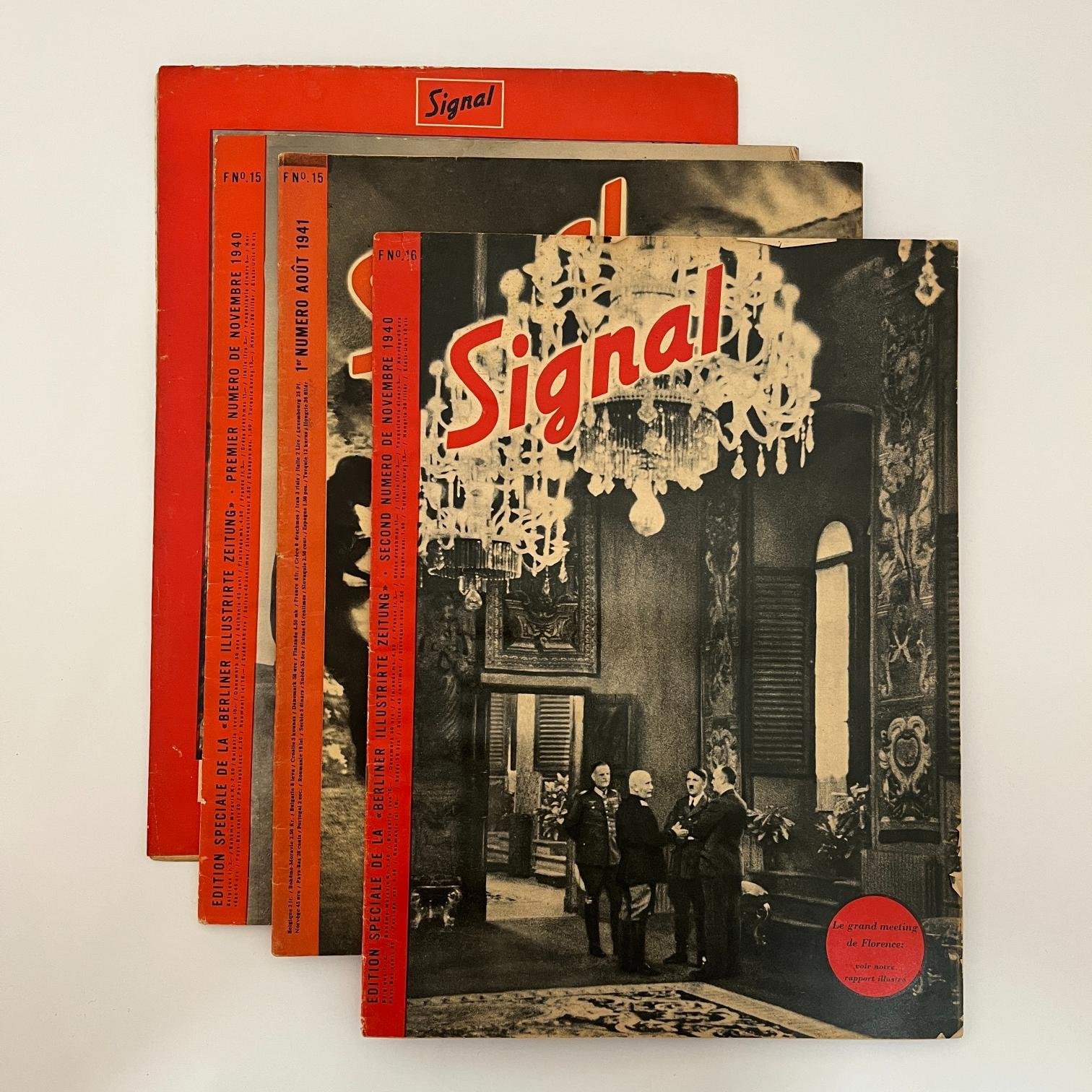 4 revistas Signal WWII