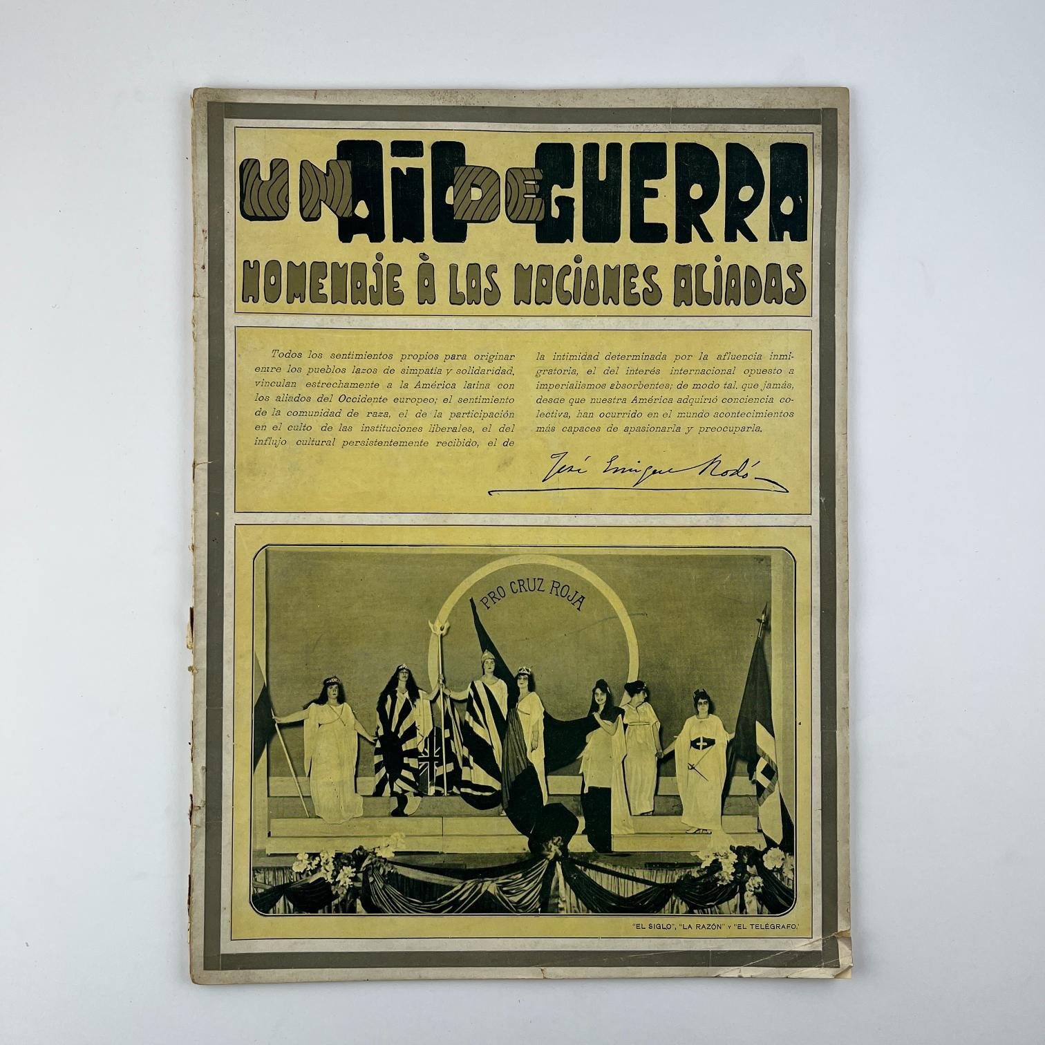 Revista Un año de Guerra 1915 pro aliados