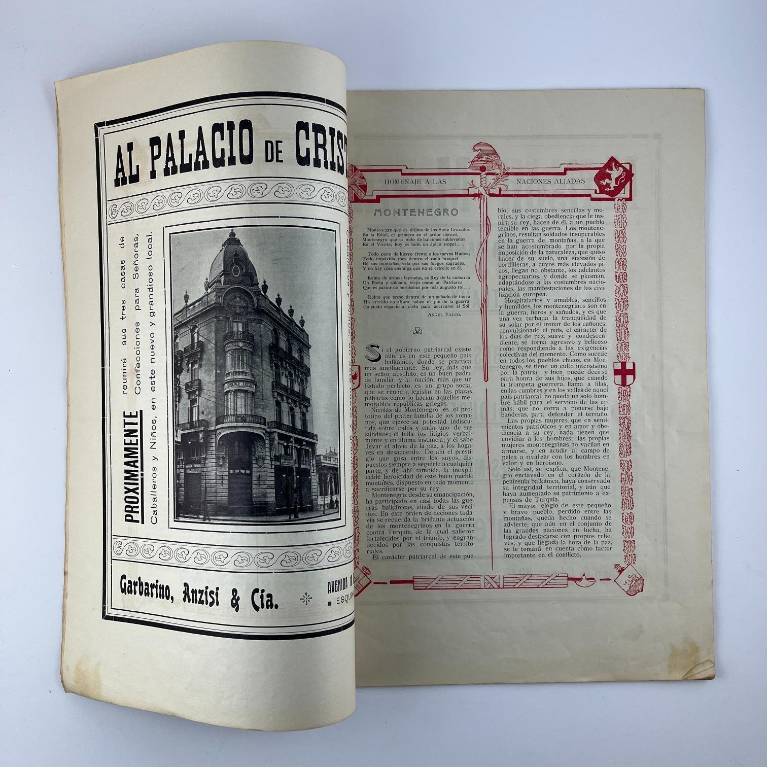 Revista Un año de Guerra 1915 pro aliados - Imagen 2