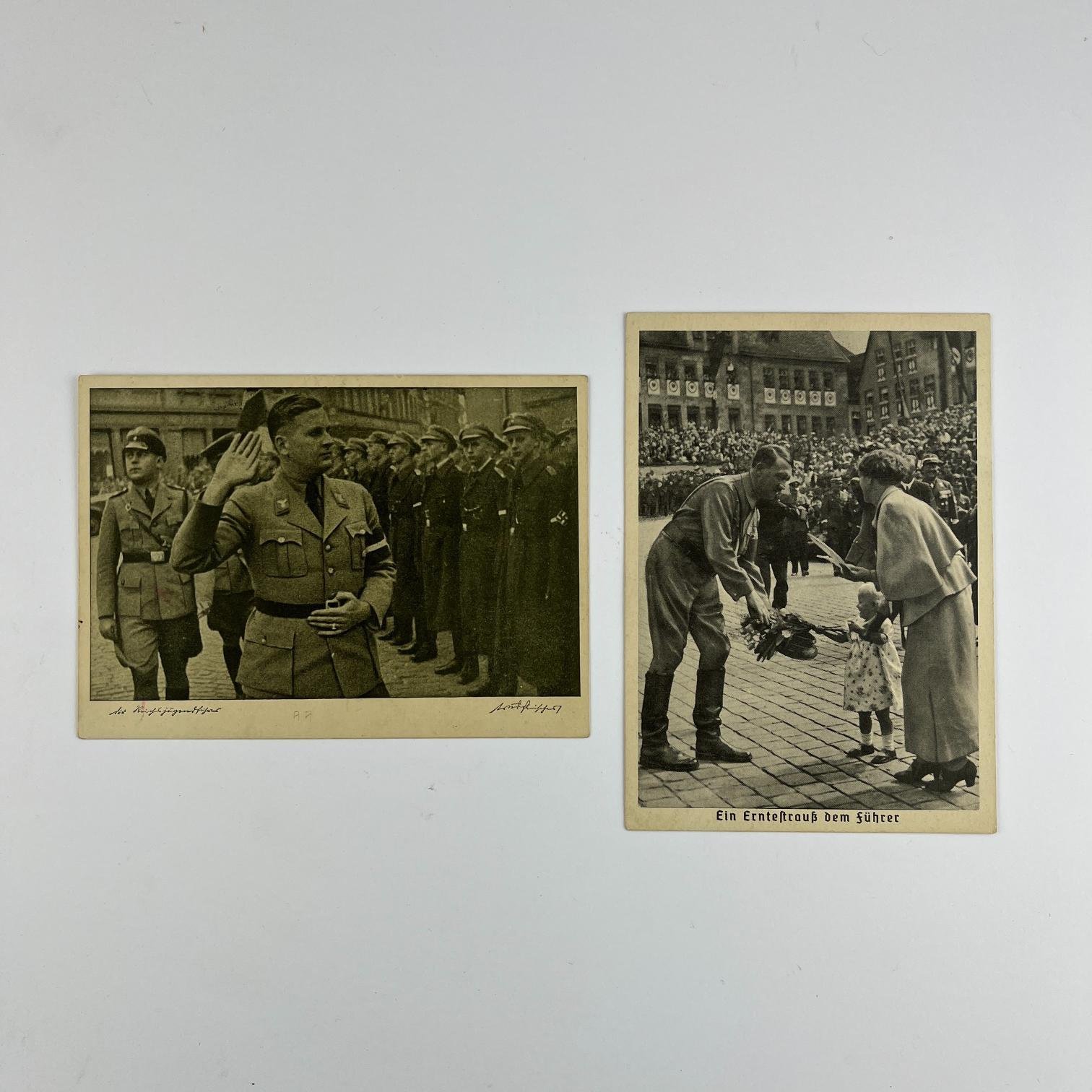 2 postales Alemania nacionalsocialista