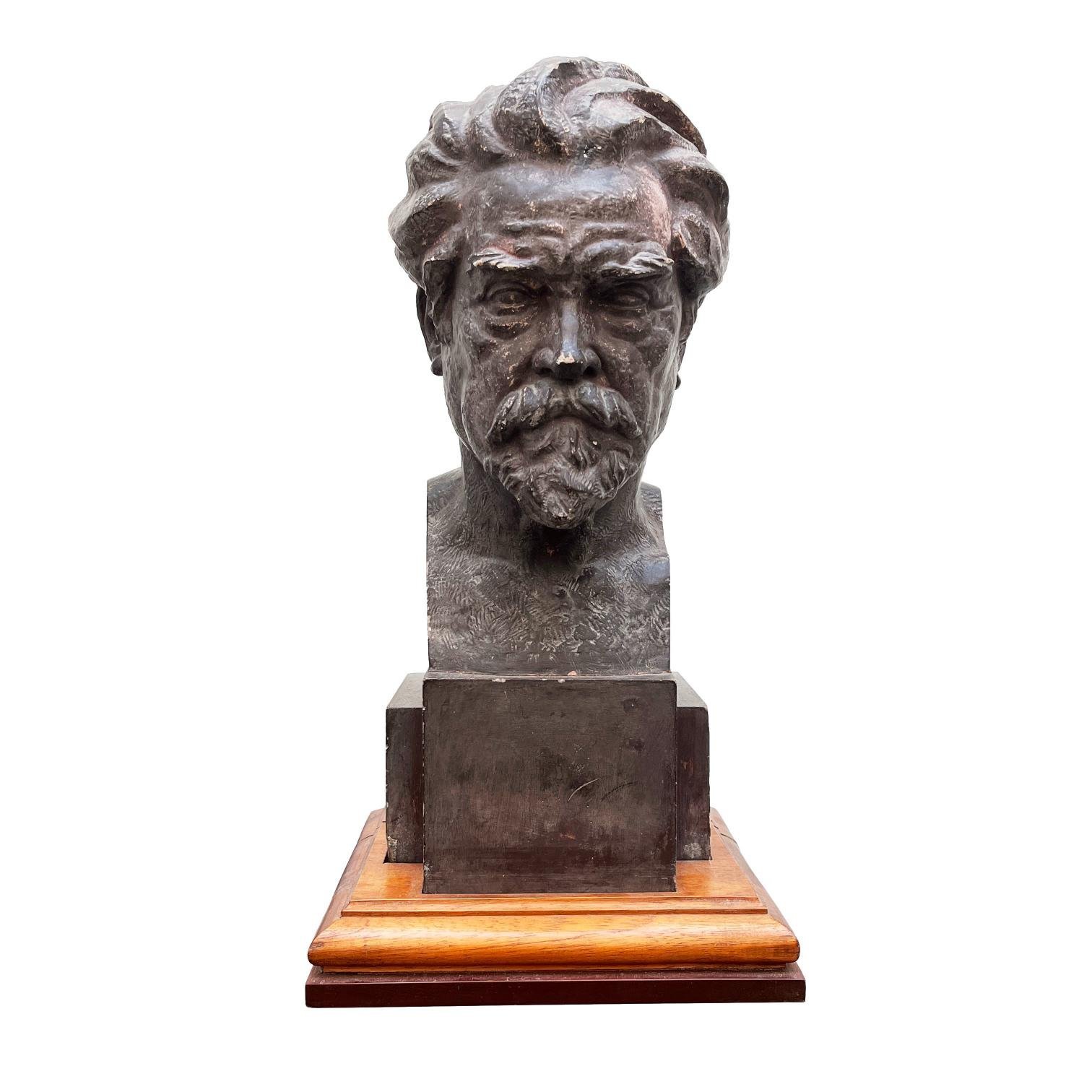 Busto de Juan Zorrilla de San Martín por José Luis Zorrilla