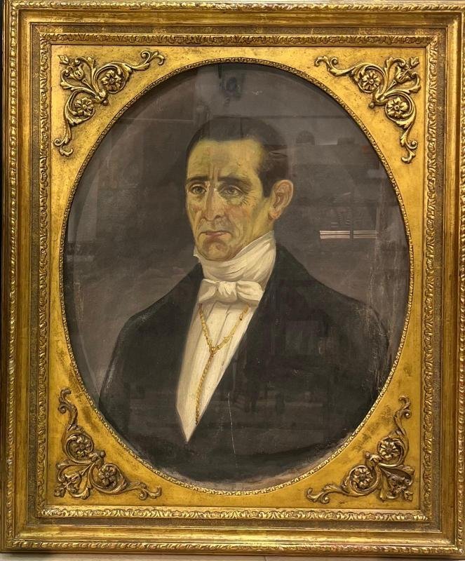 Retrato de Joaquín Suárez por Pedro Blanes Viales