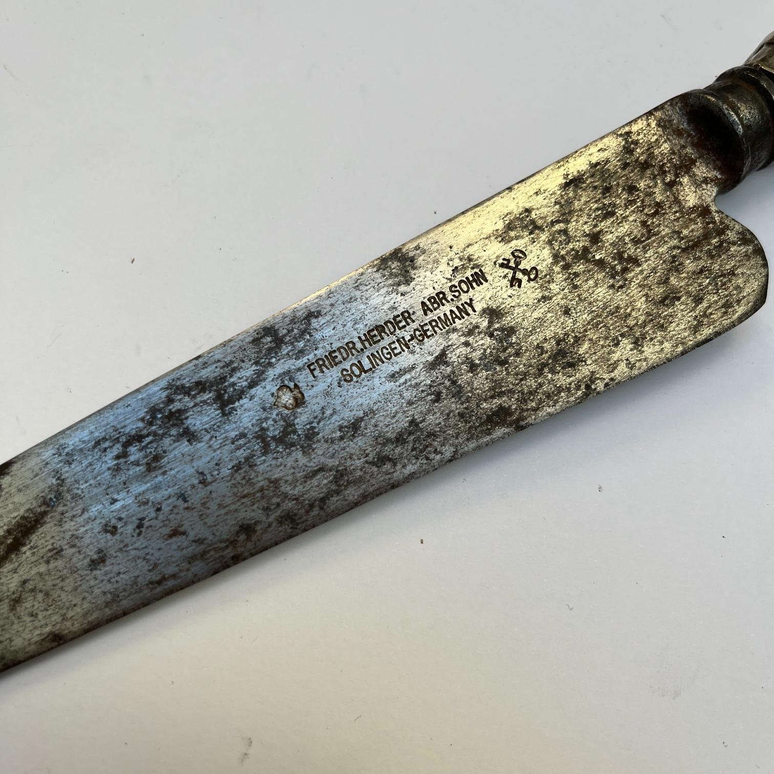 Cuchillo criollo en plata y oro - Imagen 3