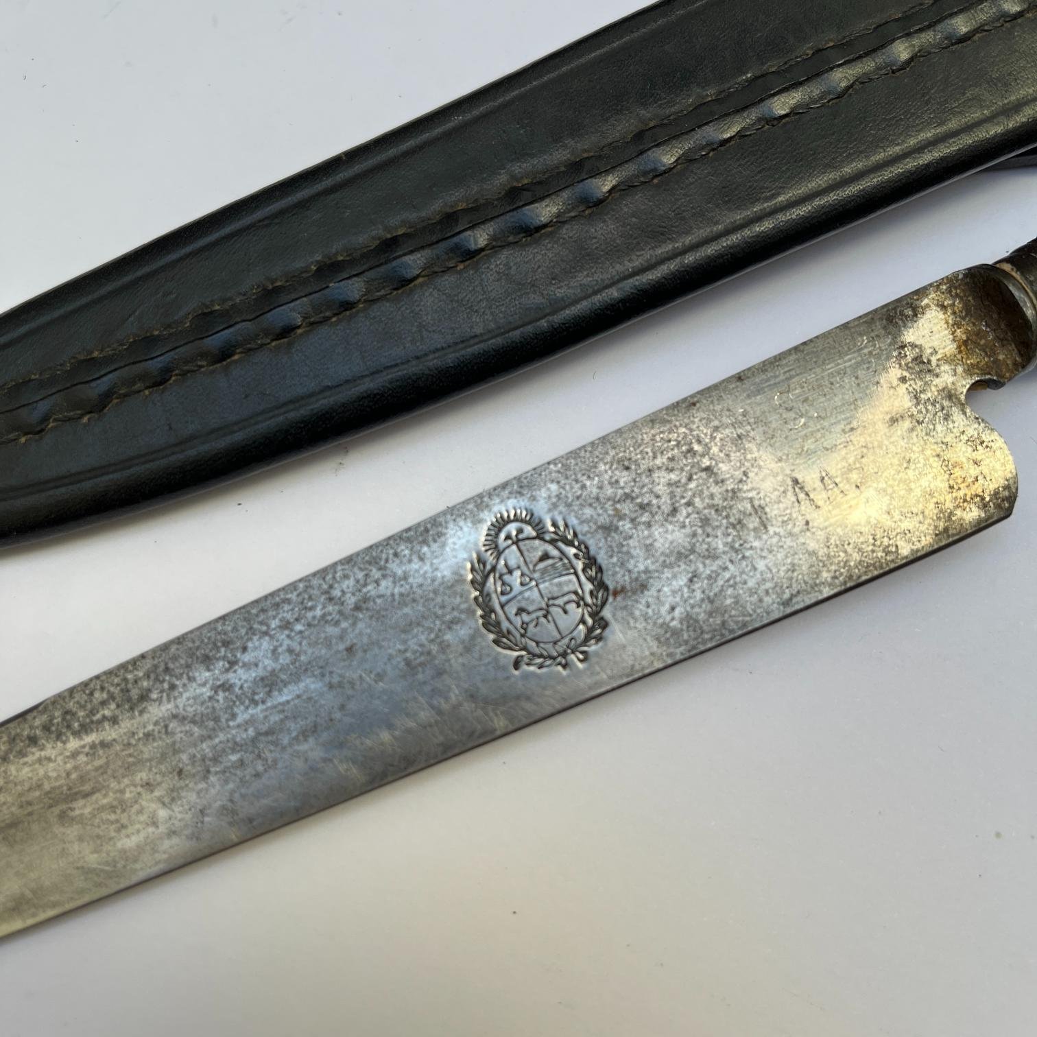 Cuchillo criollo en plata y oro - Imagen 2