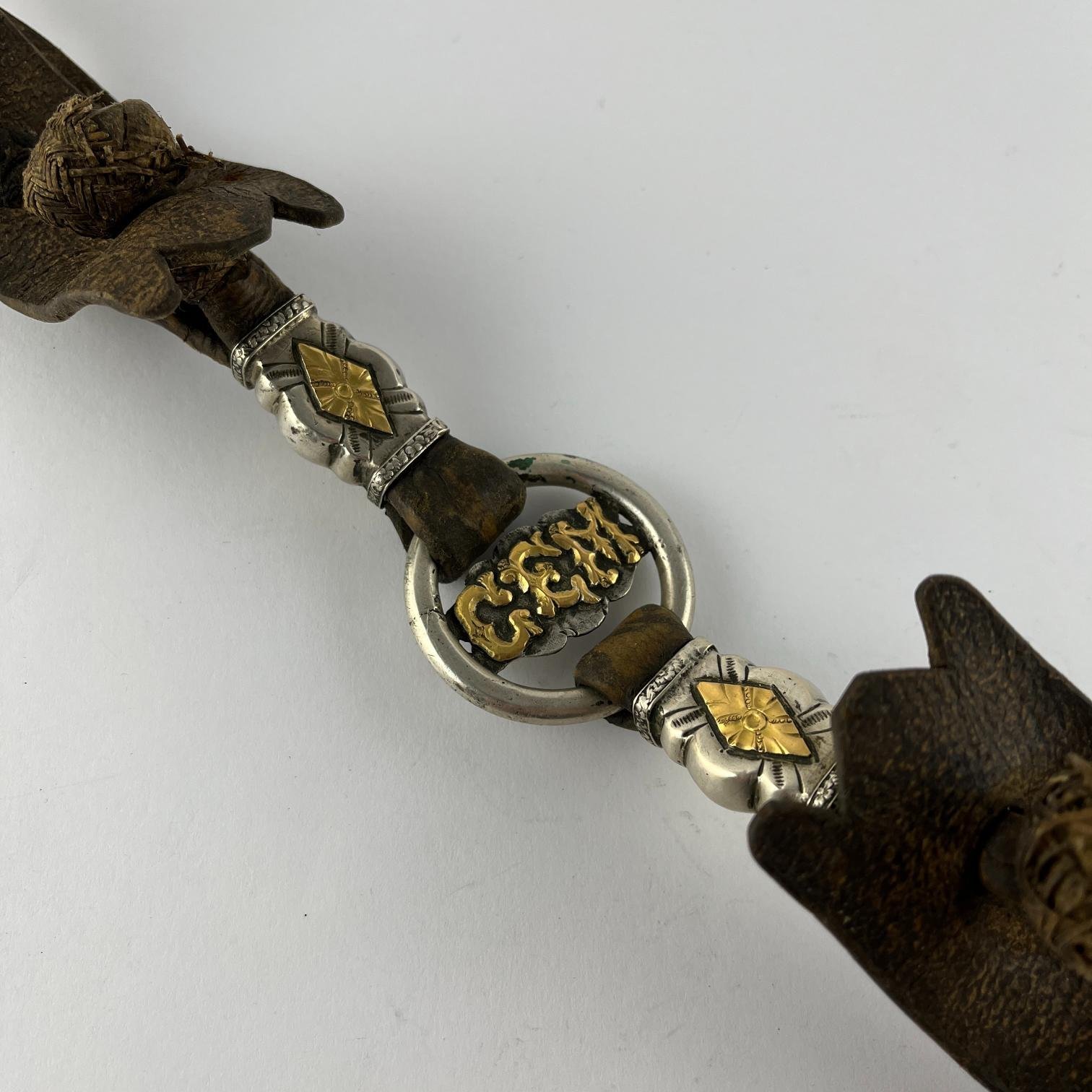 Manea con pasadores en plata y oro - Imagen 2