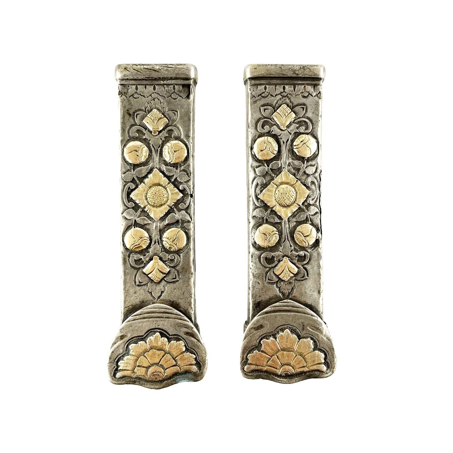 Pasadores en plata y oro