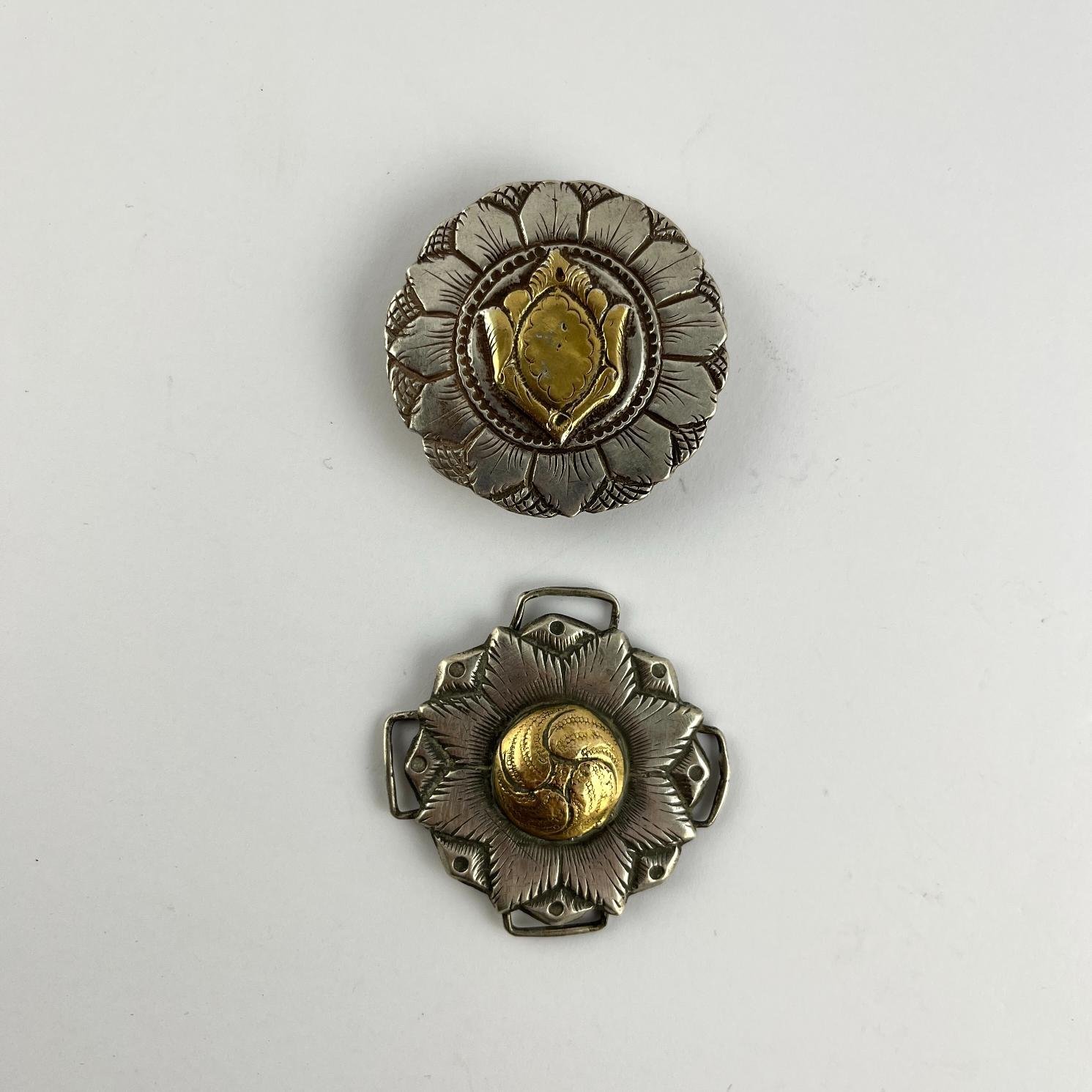 2 medallones de pechera y cabezada de freno