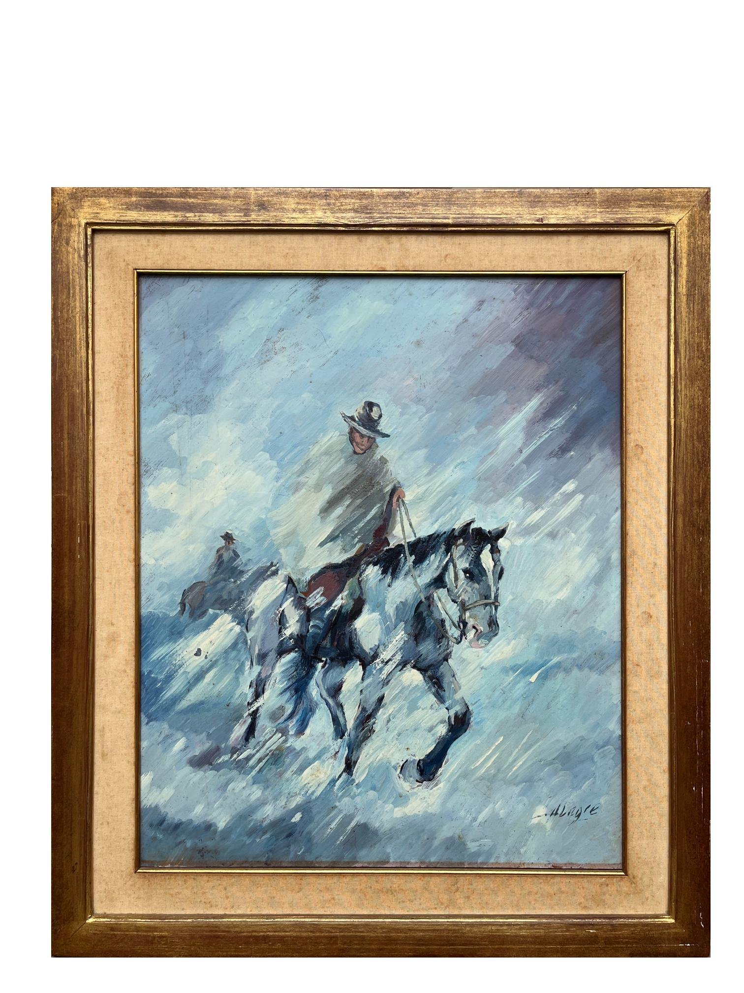 "El aguacero" ilegible