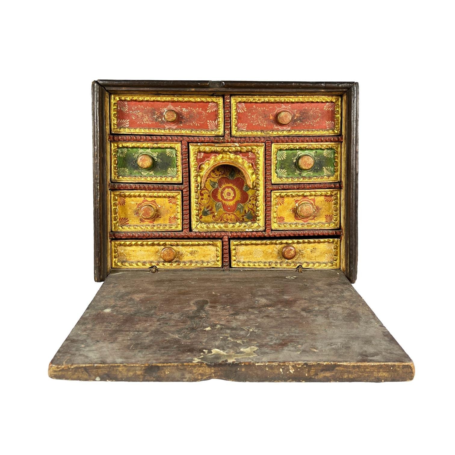 Bargueño hispanoamericano S. XVIII