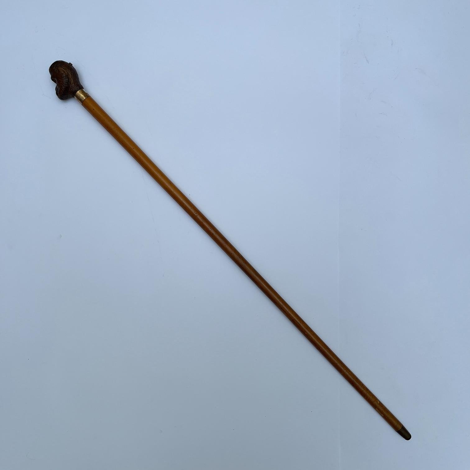 Baston inglés cabeza de mono articulada