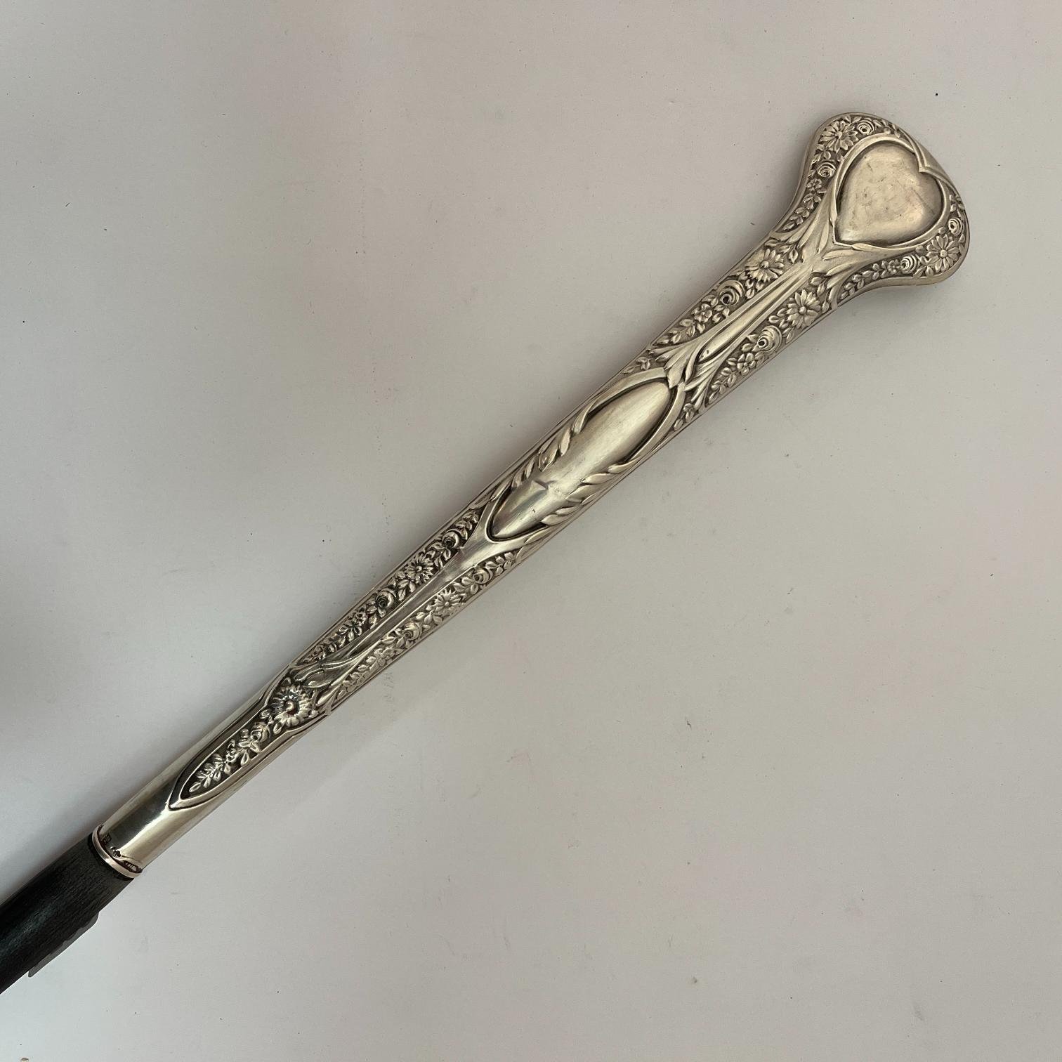 Bastón cabo en plata