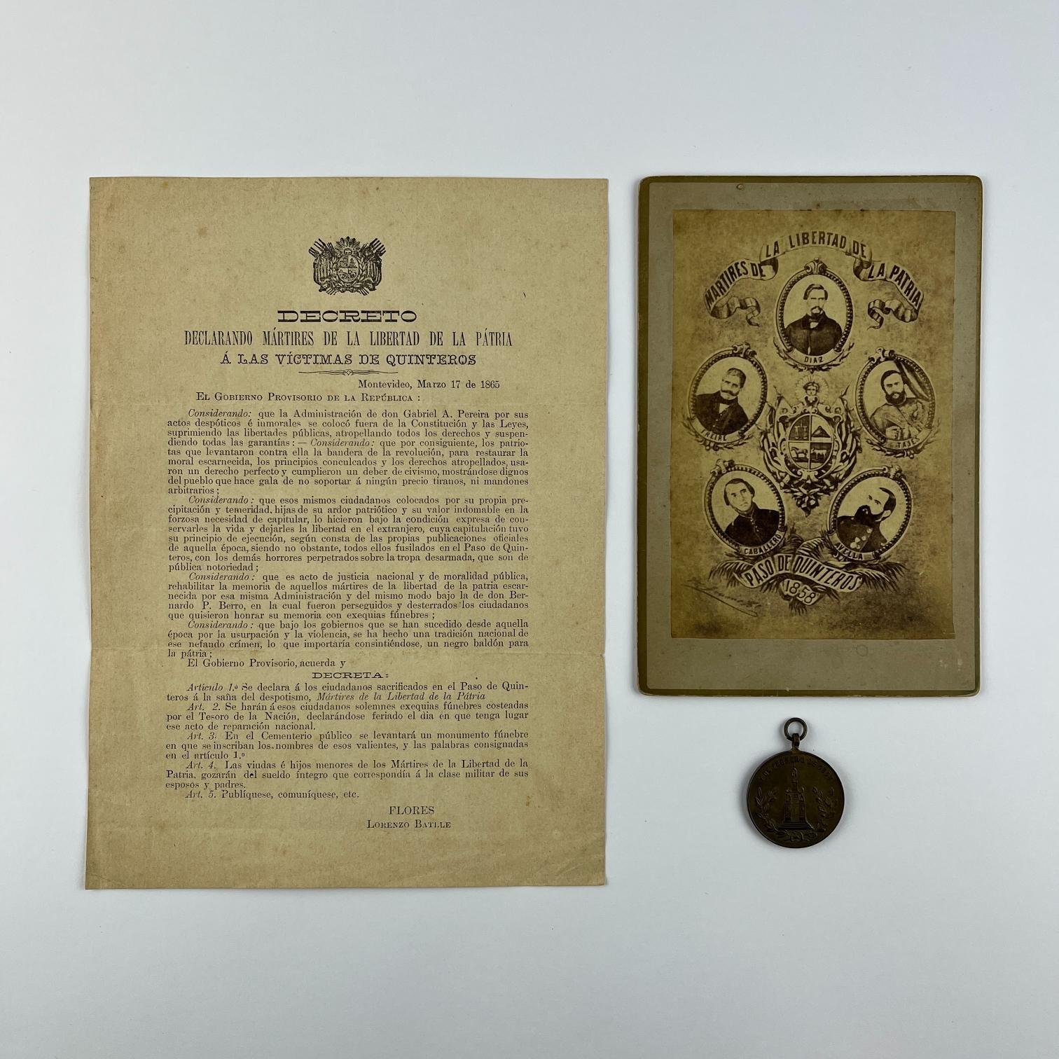 3 piezas sobre la Hecatombe de Quinteros 1858