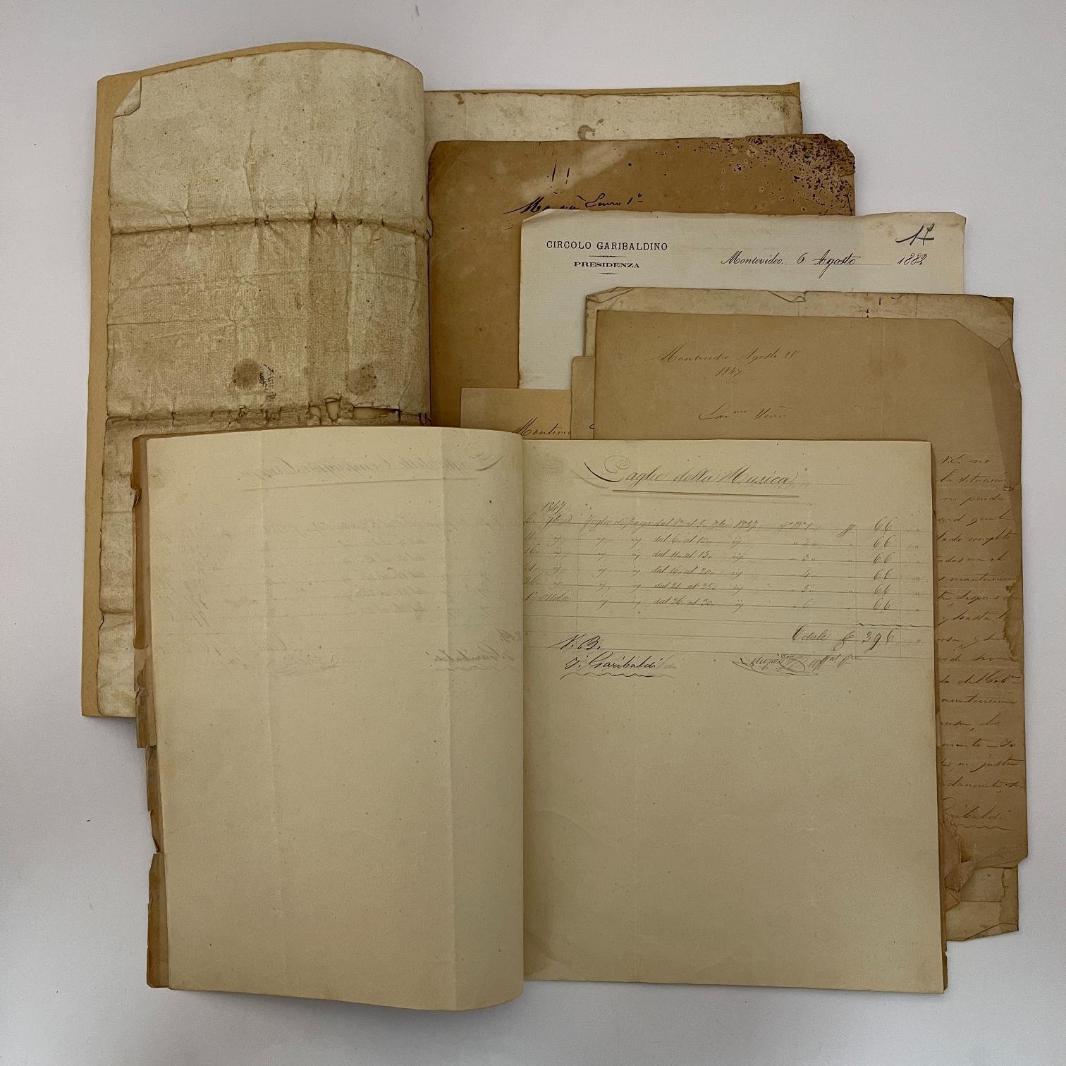 Archivo Legión Italiana de la defensa de Montevideo (Garibaldi y Lorenzo Batlle)