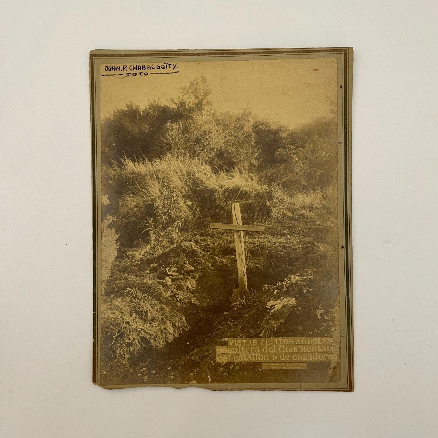 Fotografía campos de batalla de Tres Árboles 1897