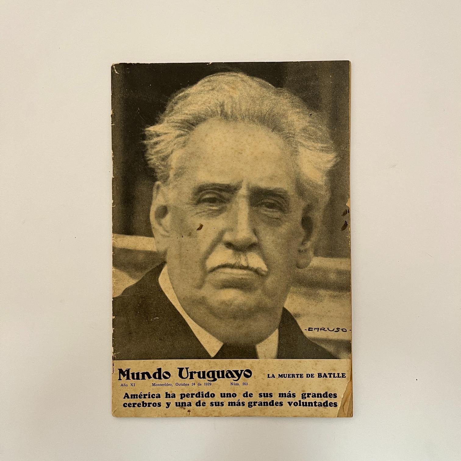 Mundo Uruguayo fallecimiento José Batlle y Ordóñez