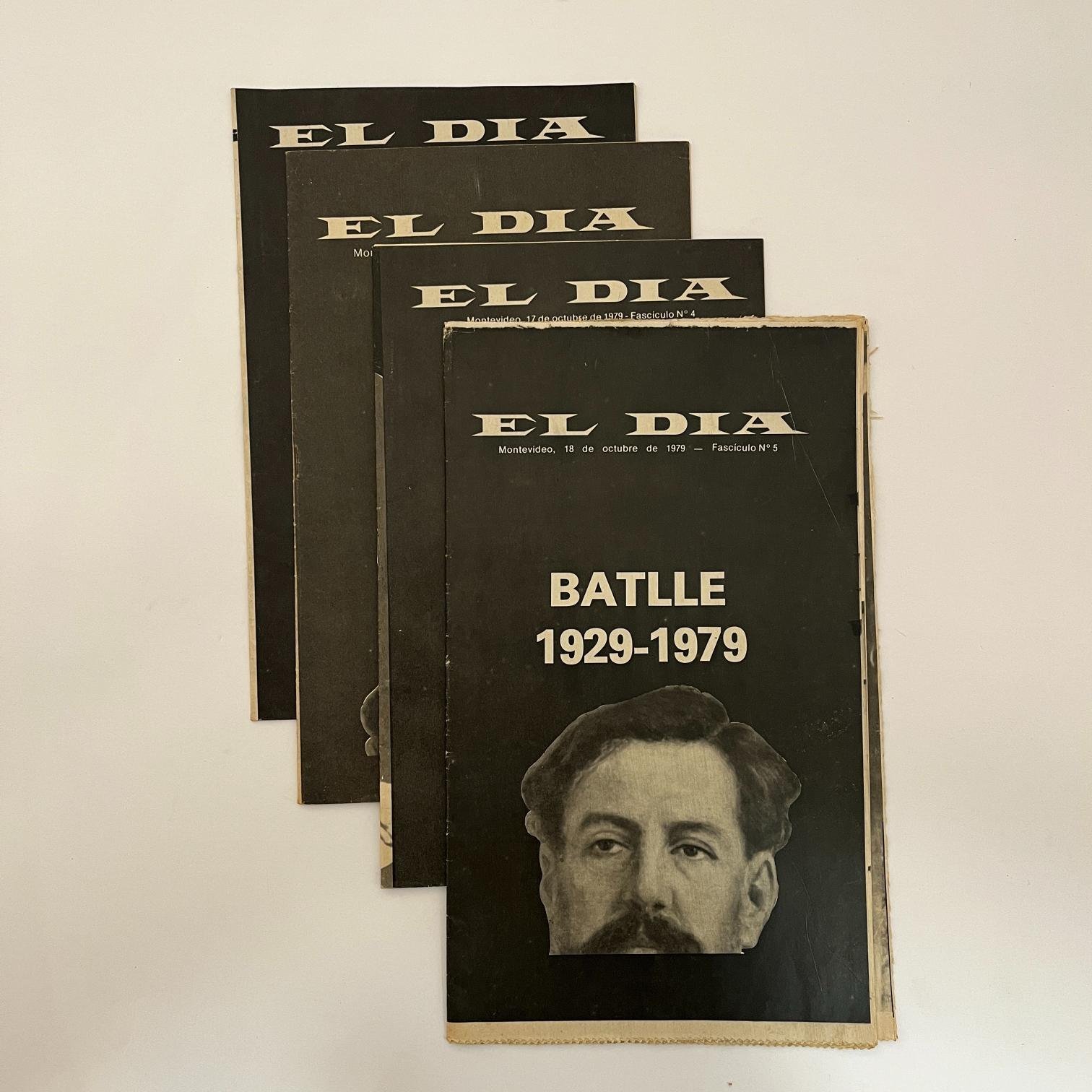 4 fascículos Jose Batlle y Ordóñez de El Día