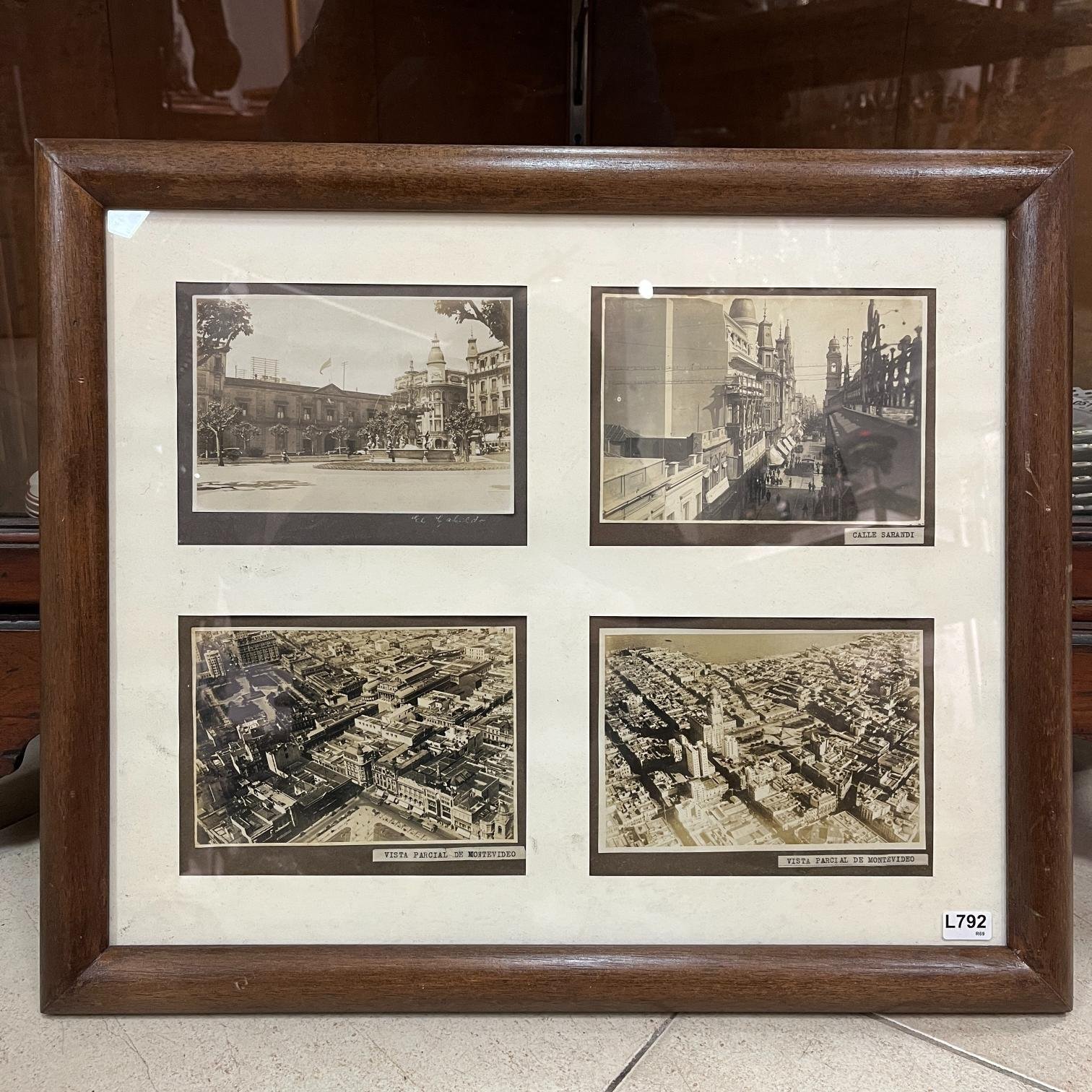 4 Fotografías Montevideo 1930