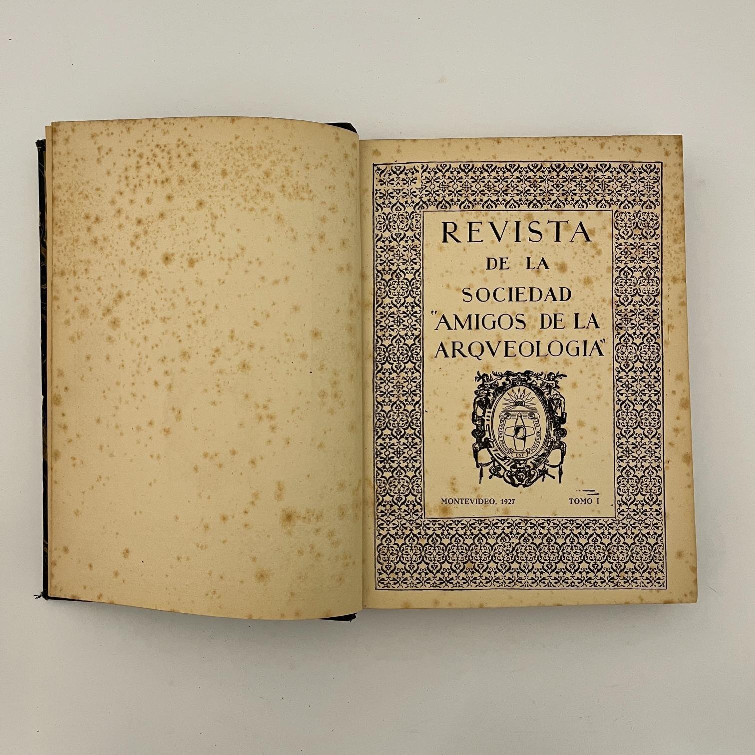 18 tomos revista Sociedad de Amigos de la Arqueología