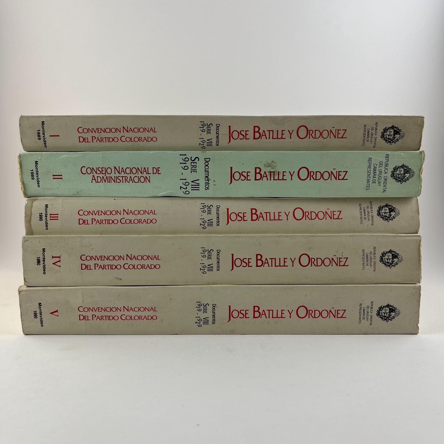 José Batlle y Ordóñez Documentos para el estudio de su vida y su obra. 5 tomos - Imagen 2