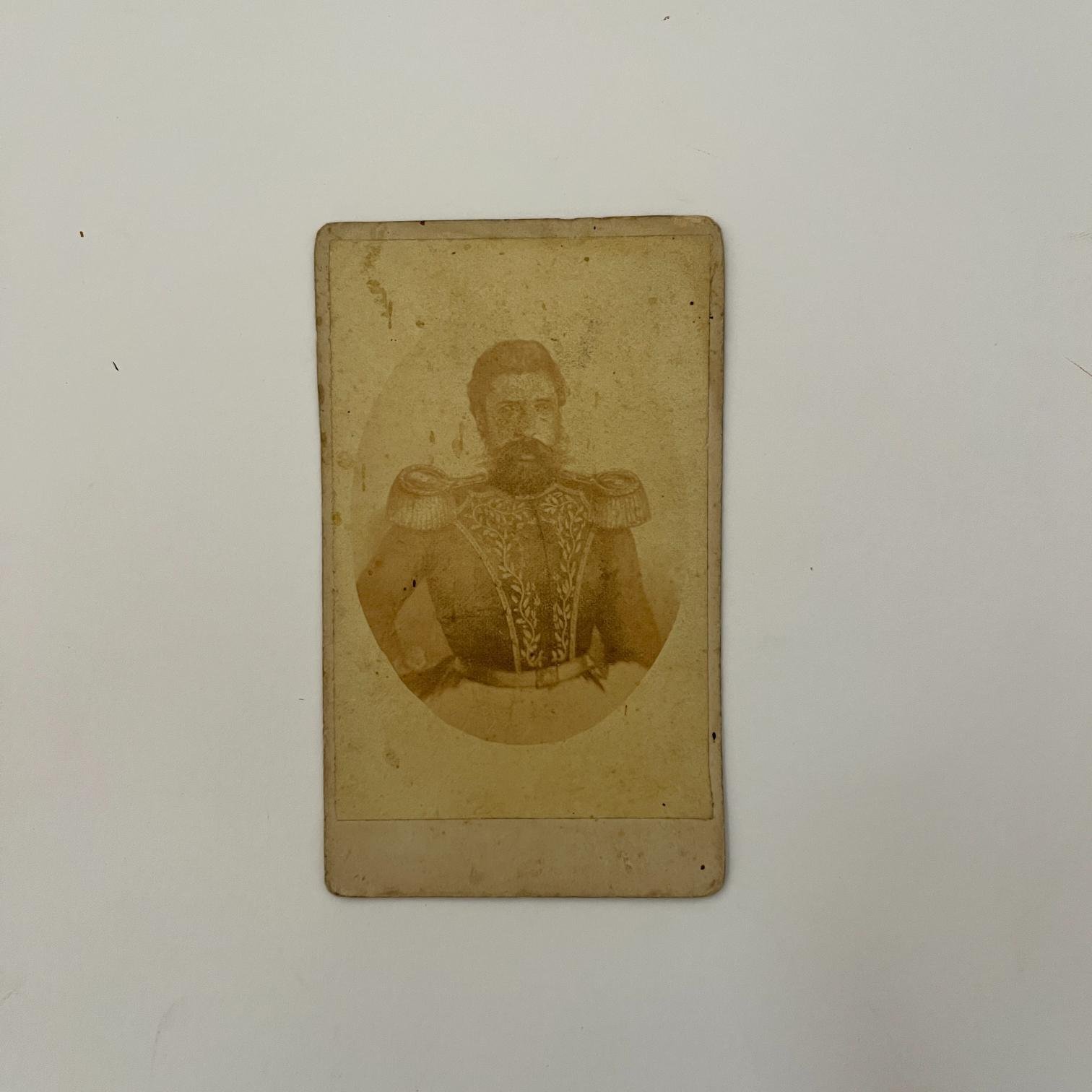 Carte de visite Venancio Flores
