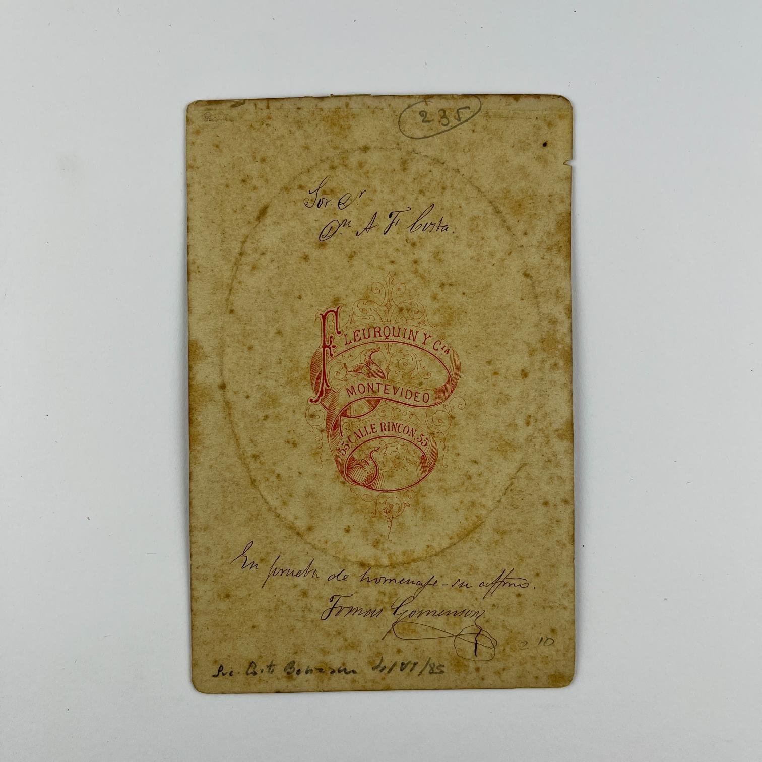 2 fotografías gabinete Tomás Gomensoro - Imagen 4