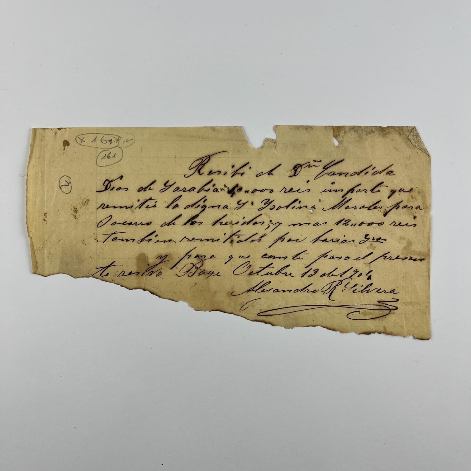 3 piezas relativas a Cándida Díaz de Saravia - Imagen 5