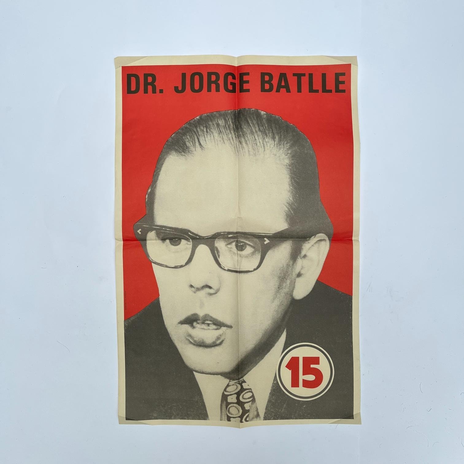 Afiche electoral Jorge Batlle 1984