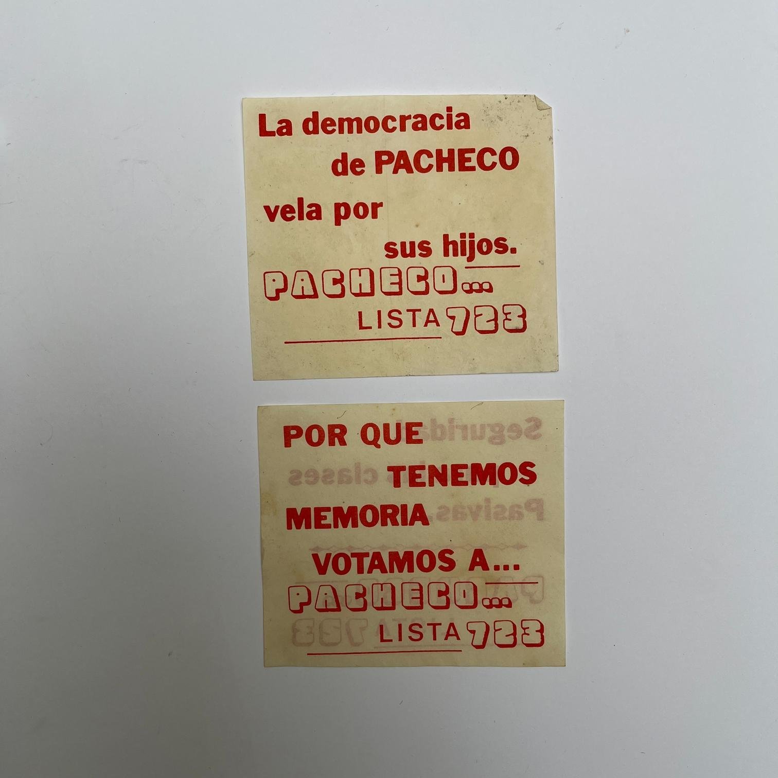 8 Afiches electorales Partido Colorado 1984 - Imagen 7