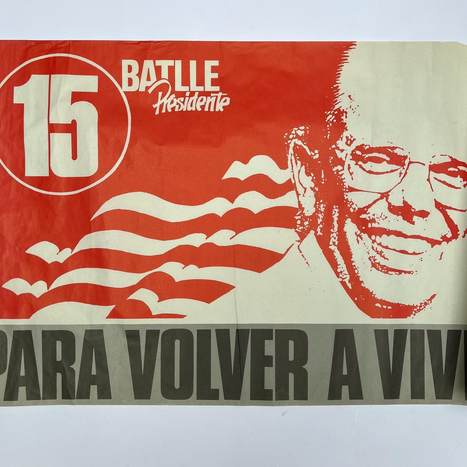 Afiche electoral Jorge Batlle 1989