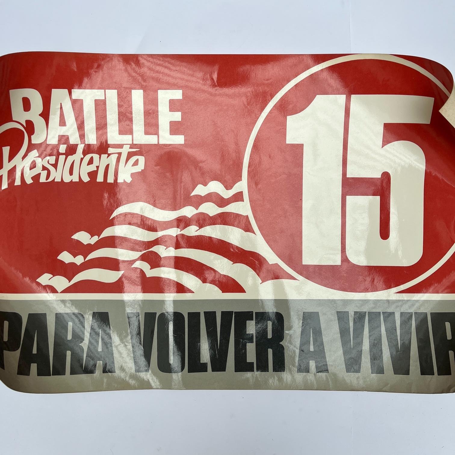 Afiche electoral Jorge Batlle 1989