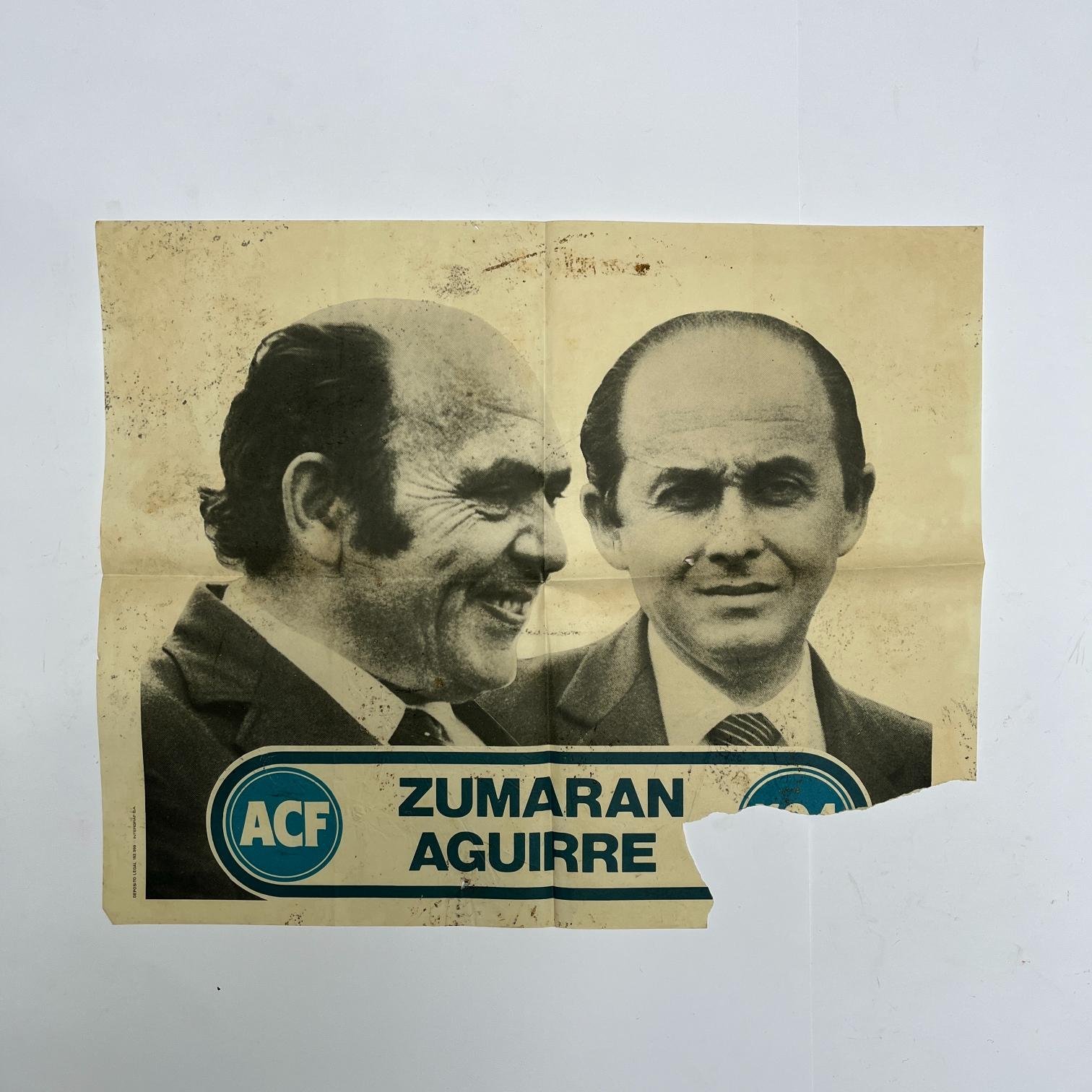 7 afiches electorales Partido Nacional 1984