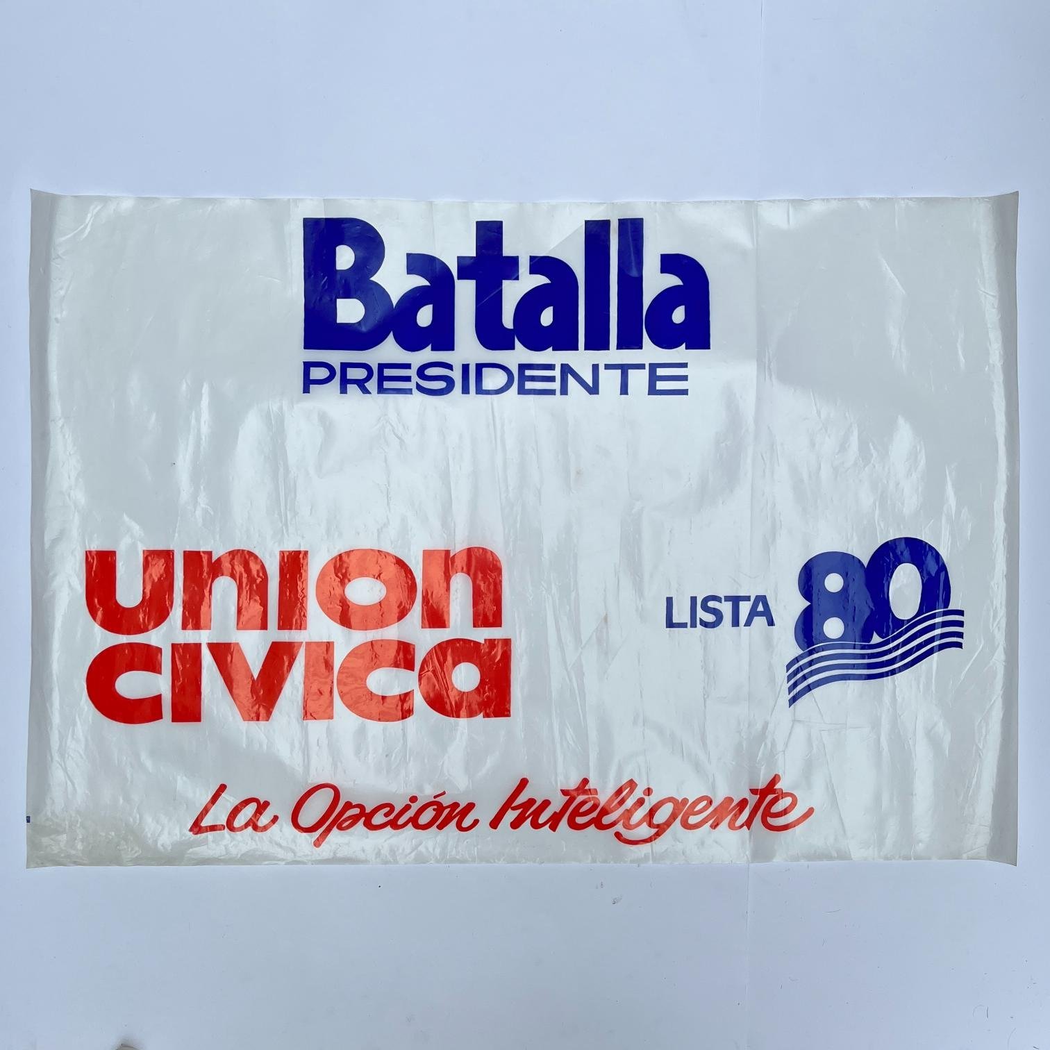 3 balconeras electorales Hugo Batalla 1989 y 1994
