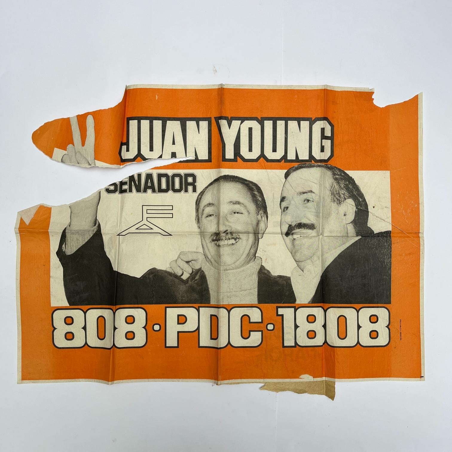 6 afiches electorales Partido Demócrata Cristiano FA 1984 - Imagen 3